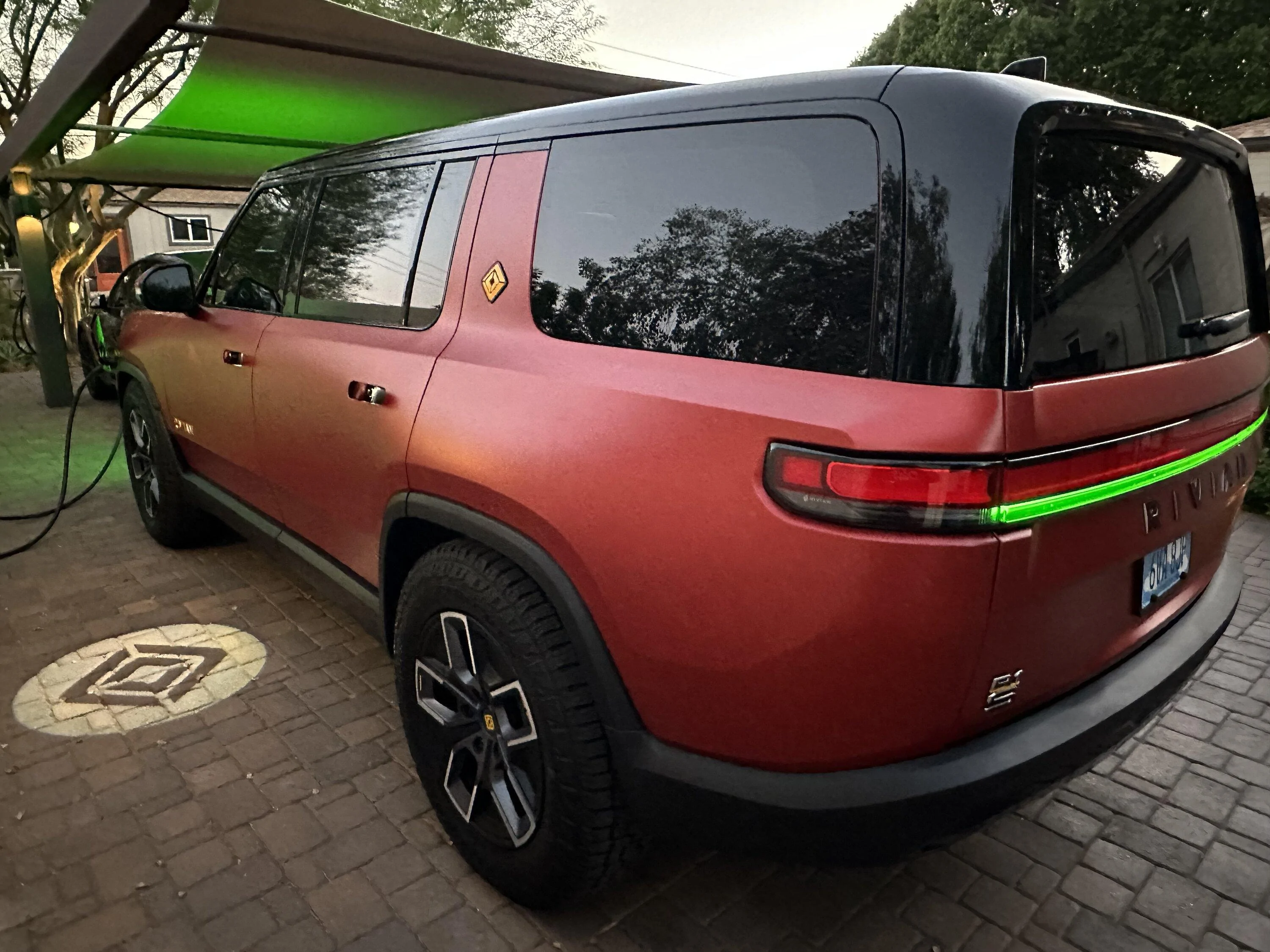 Rivian R1T R1S My Red Canyon R1S in PPF Stealth Wrap IMG_3298