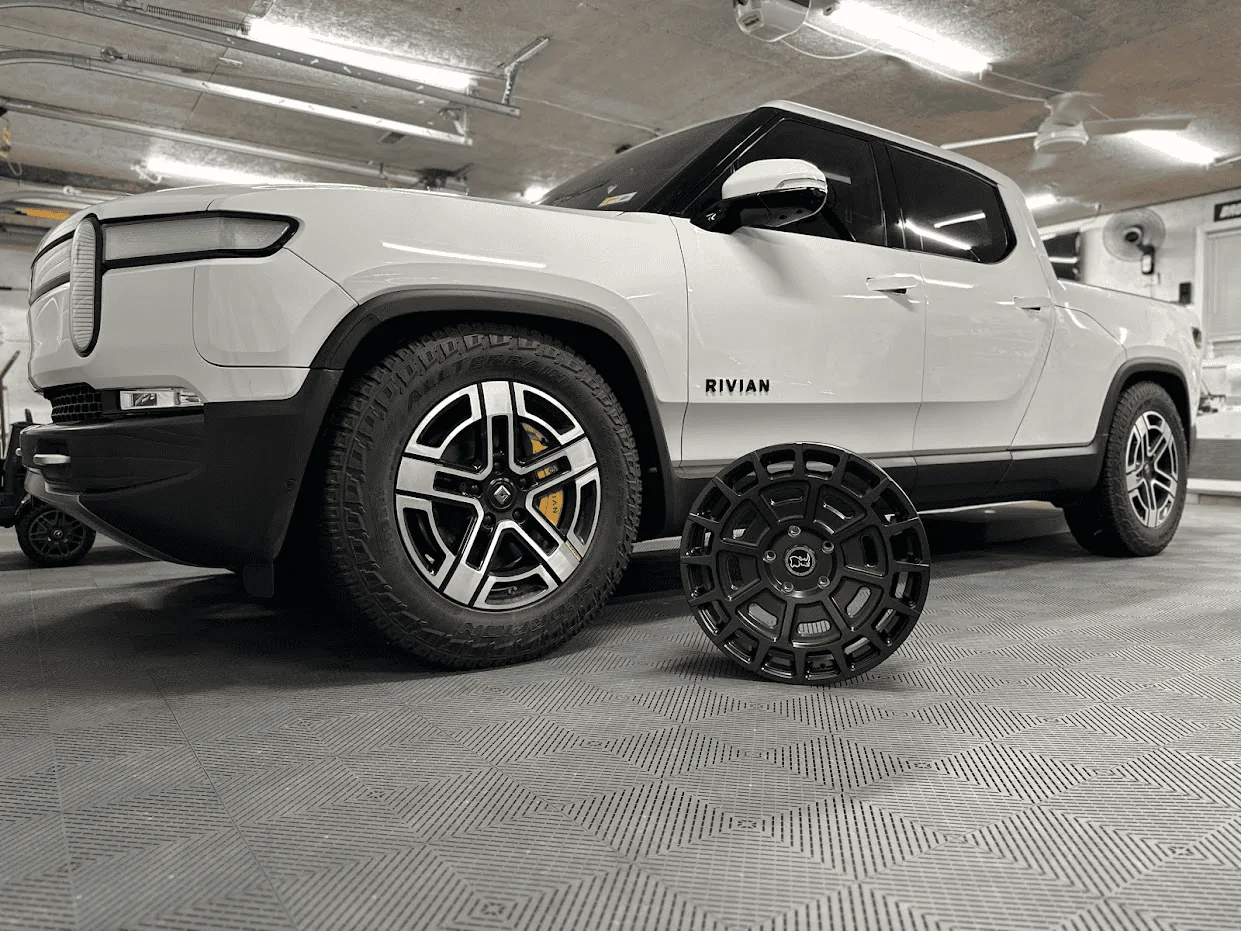 Rivian R1T R1S NEW Black Rhino 20" Forged Wheels on Rivian 1694894230172