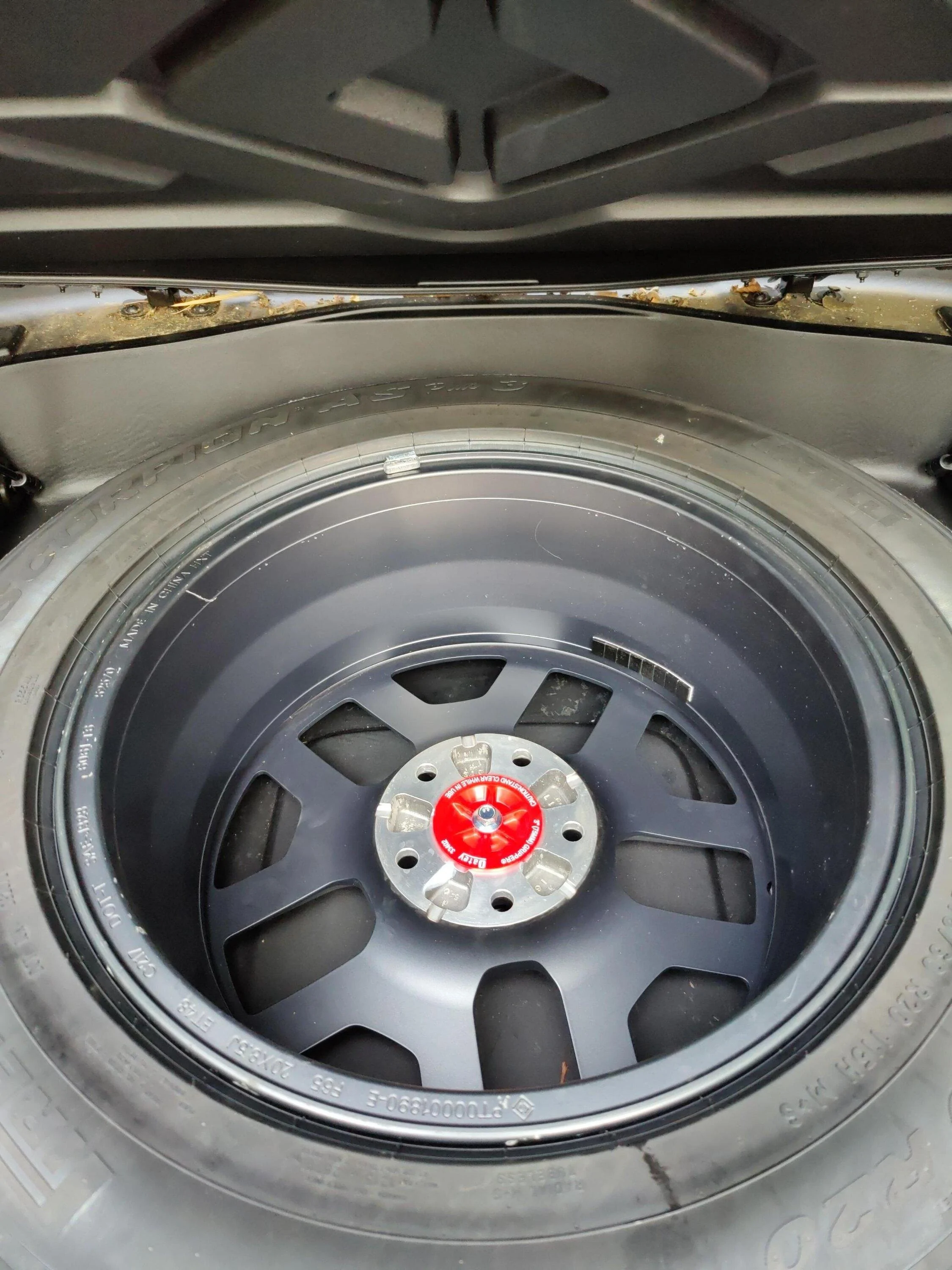 Rivian R1T R1S Easy DIY spare tire mount for R1T 2023-09-14-175616_002