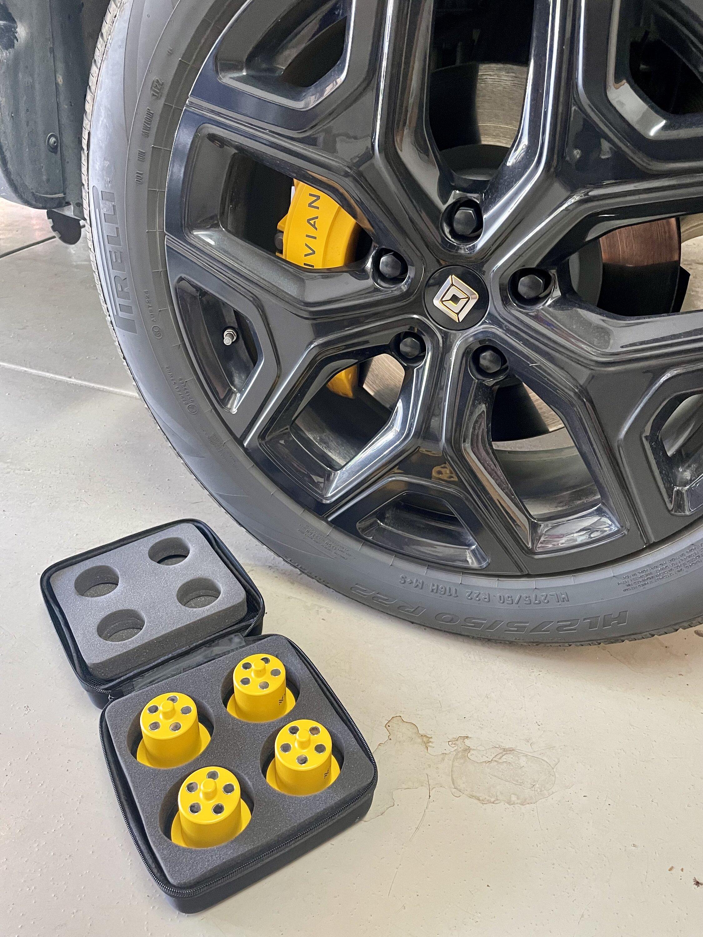 Rivian R1T R1S Rivian Magnetic Jack Pucks Kits *Original* Always In-Stock IMG_7054