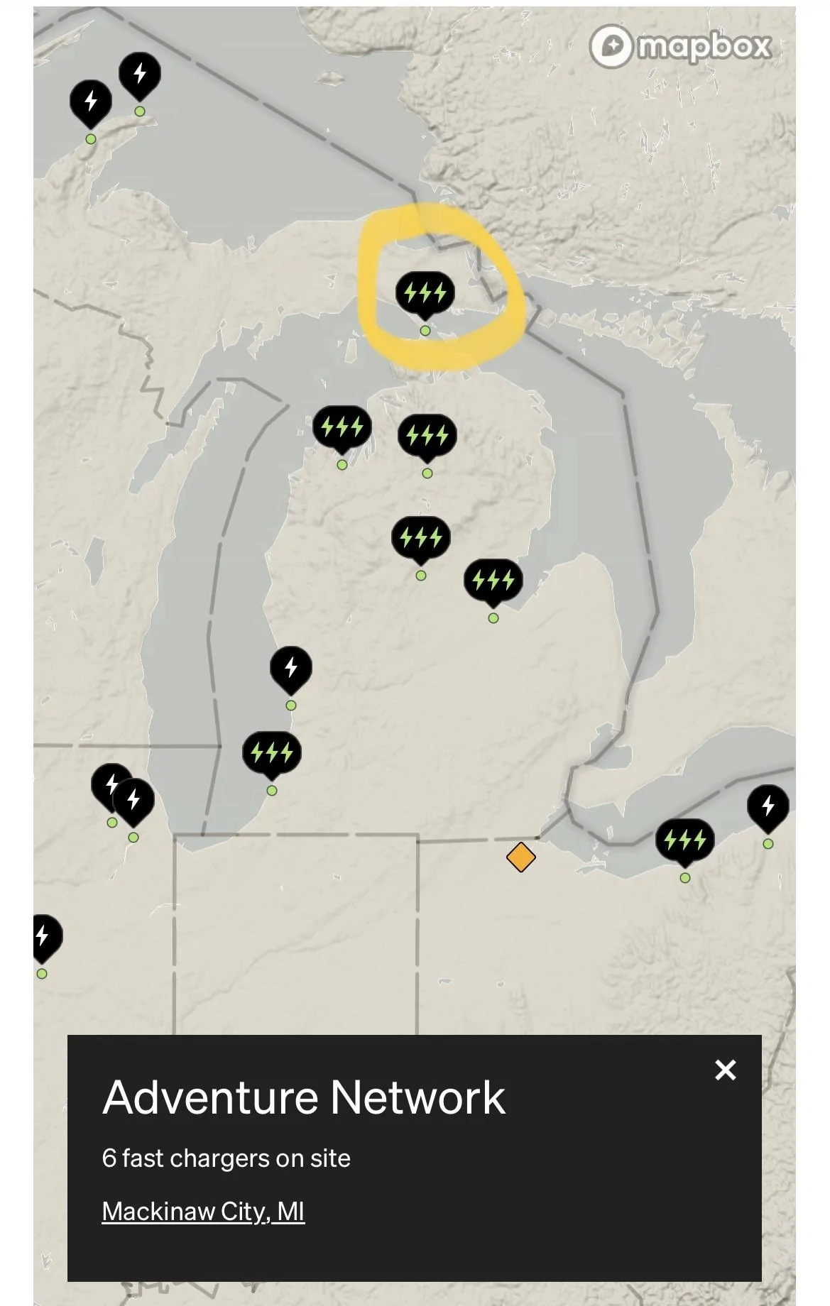 Rivian R1T R1S RAN Rivian Charging Stations Locations Map via Google Maps IMG_7692