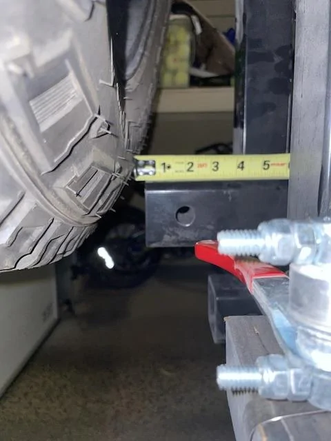 Rivian R1T R1S Rigid Armor hitch spare tire carrier for R1S -- installed photos & review IMG_3834
