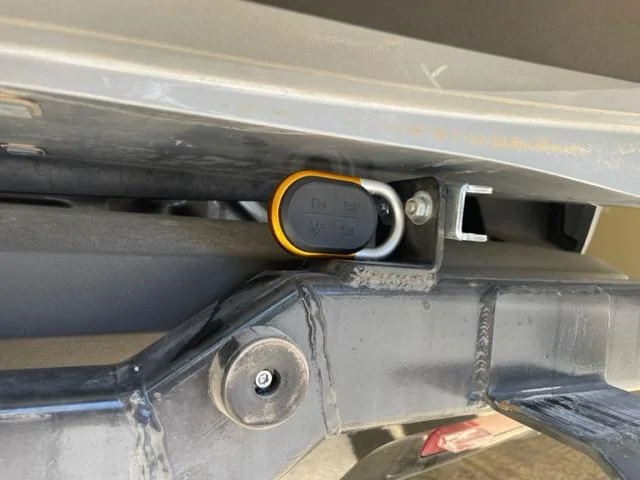 Rivian R1T R1S Rigid Armor hitch spare tire carrier for R1S -- installed photos & review IMG_3838