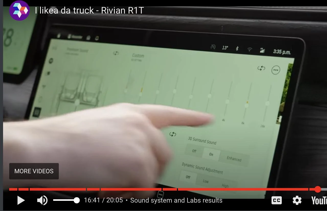 Rivian R1T R1S Best stereo sound settings -- post yours! IMG_0027