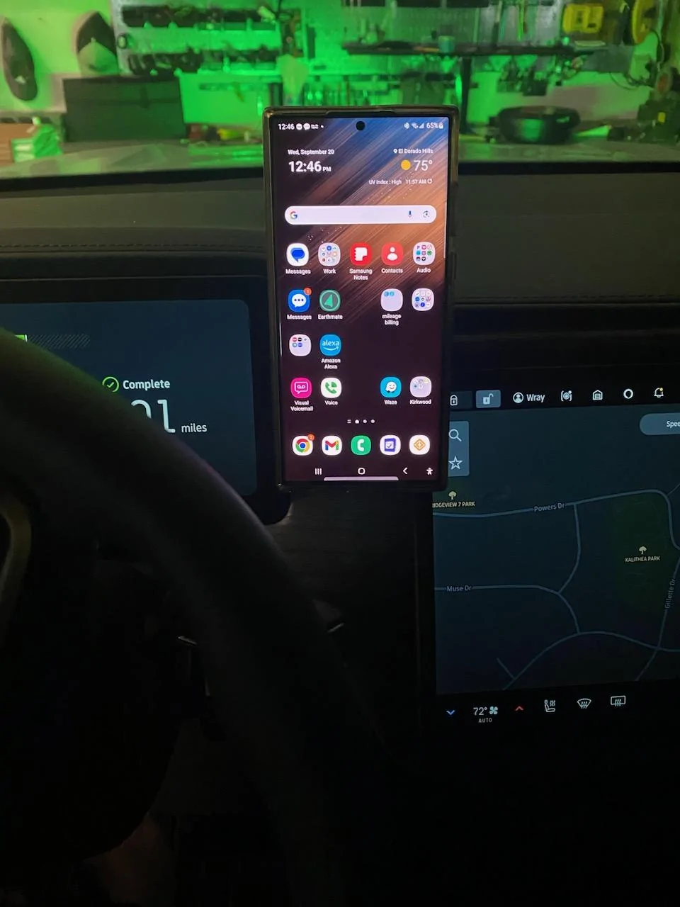 Rivian R1T R1S Mounting a cell phone.  Has anyone done it? IMG_4206