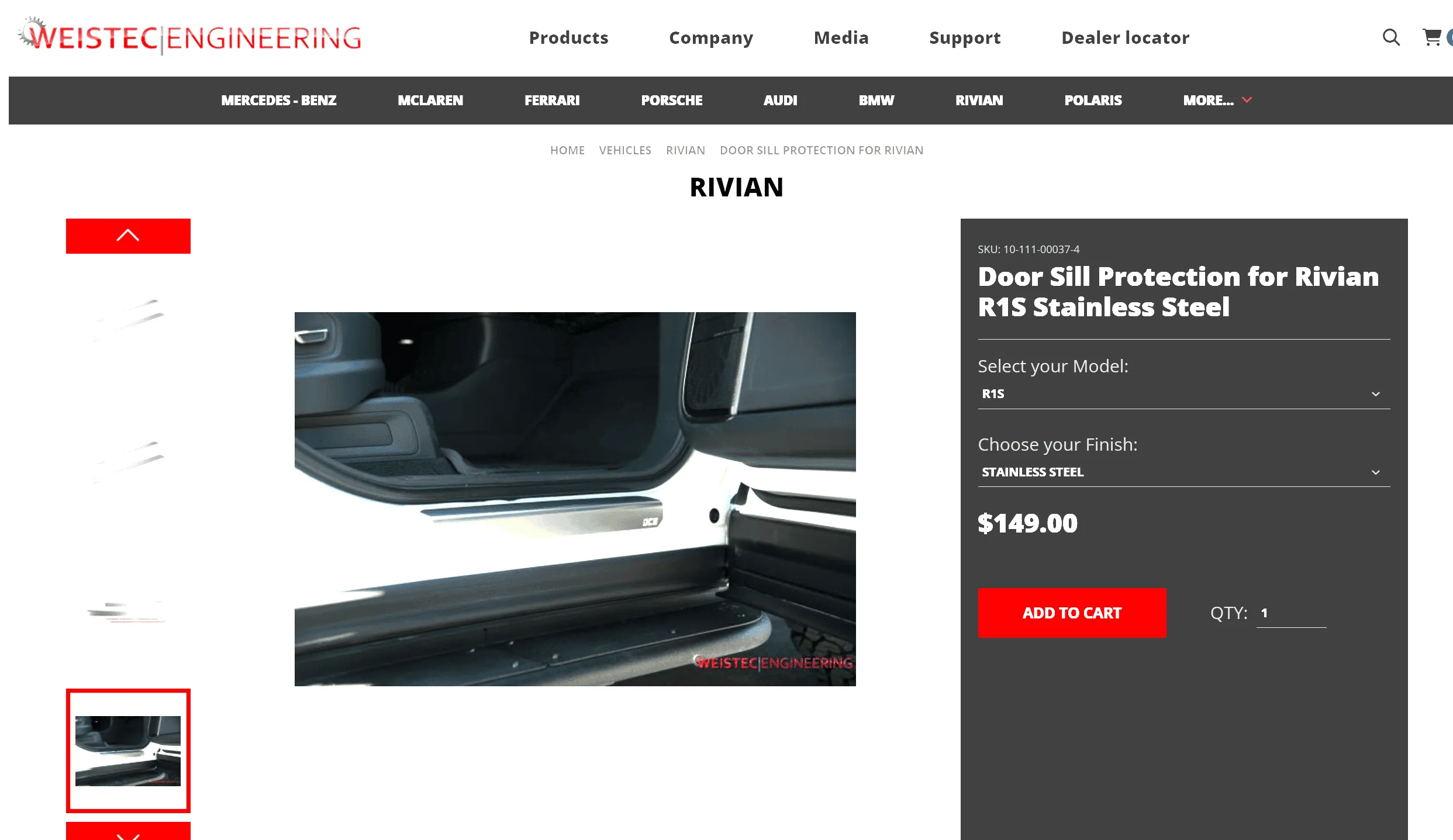 Rivian R1T R1S R1S Door Sill PPF Protection? 1695248078545