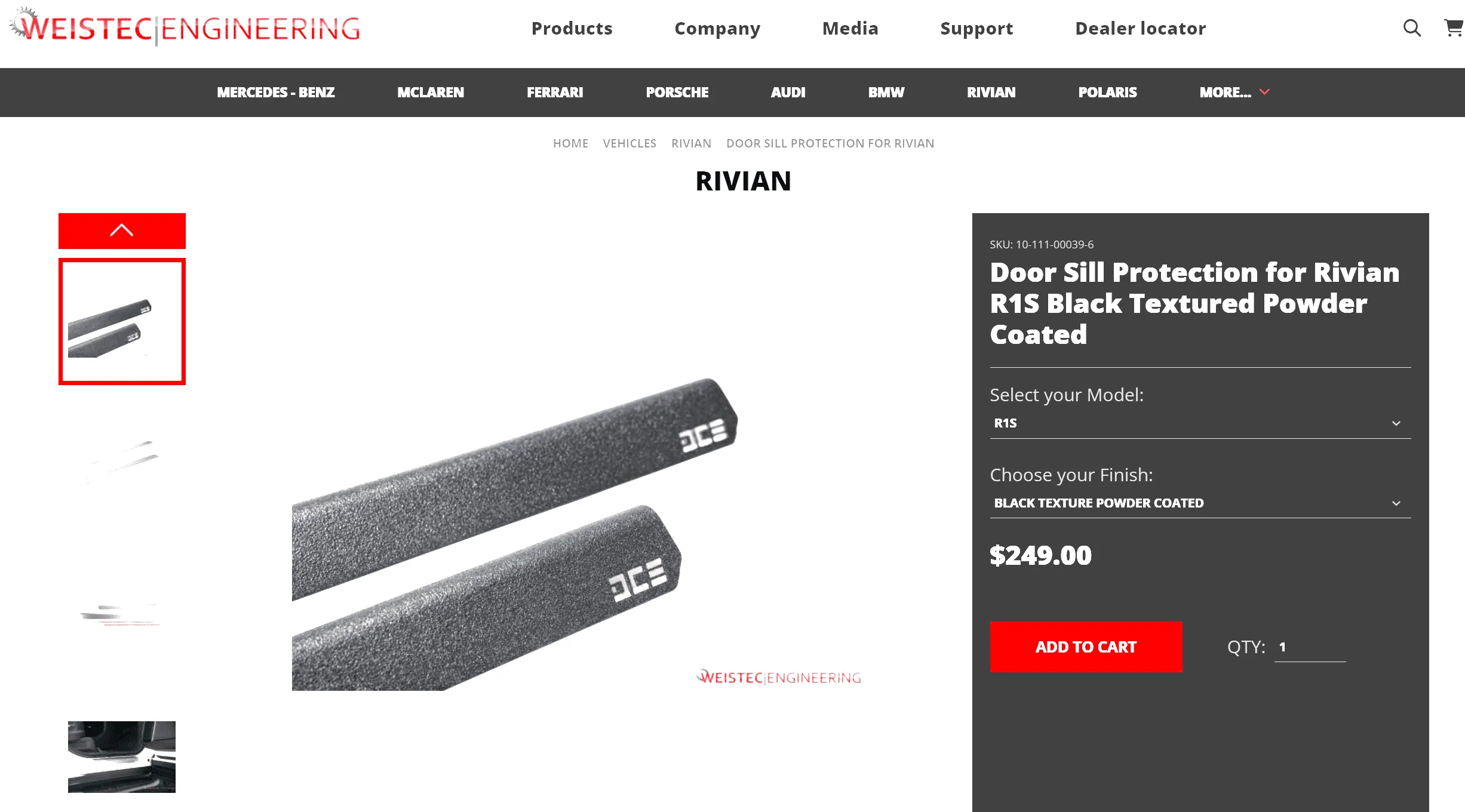 Rivian R1T R1S R1S Door Sill PPF Protection? 1695248096485