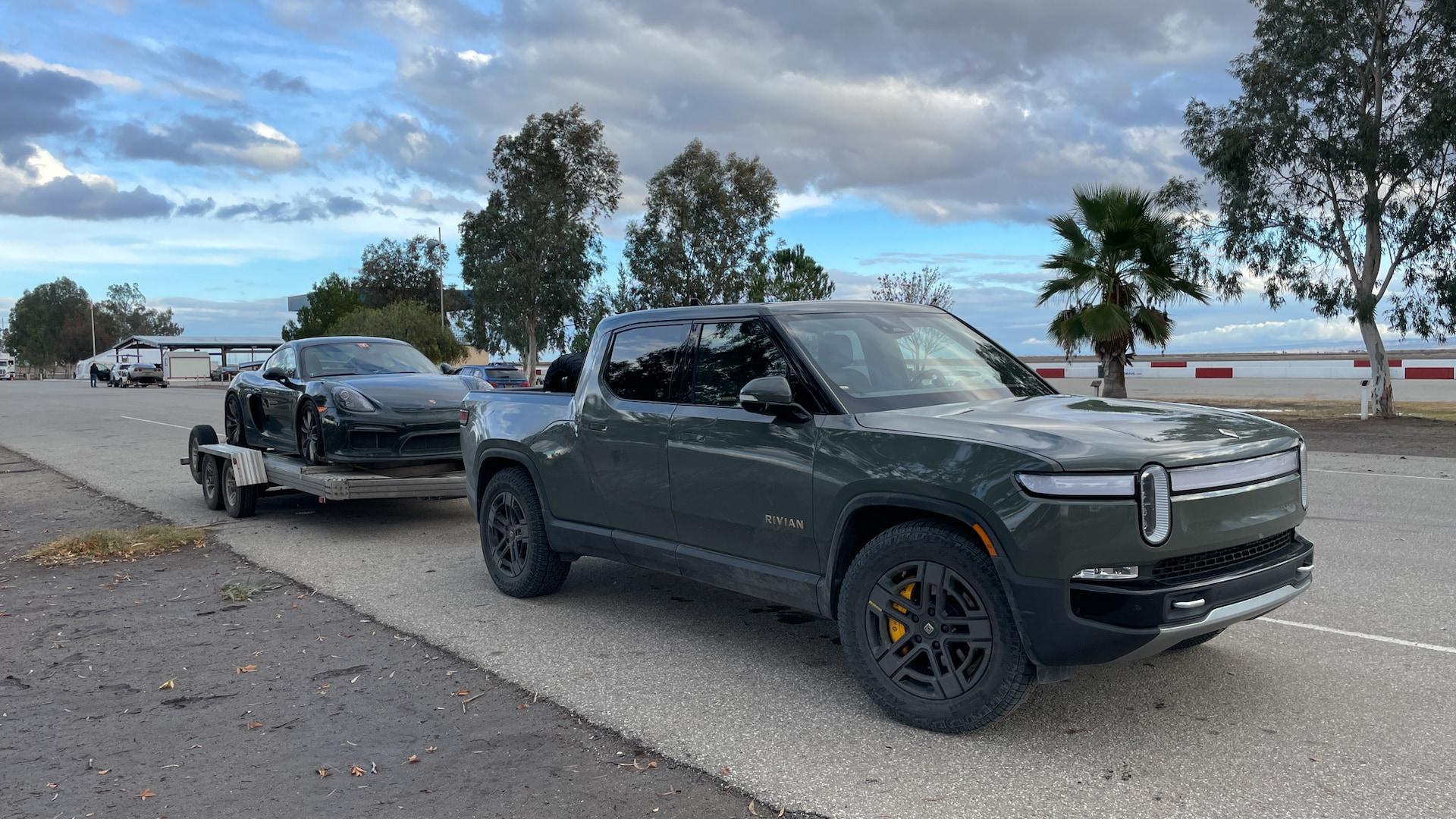 Rivian R1T R1S 2022 Rivian R1T Yearlong Review Verdict: The End of Something Remarkable [Motortrend] 019-2022-Rivian-R1T-Porsche-towin