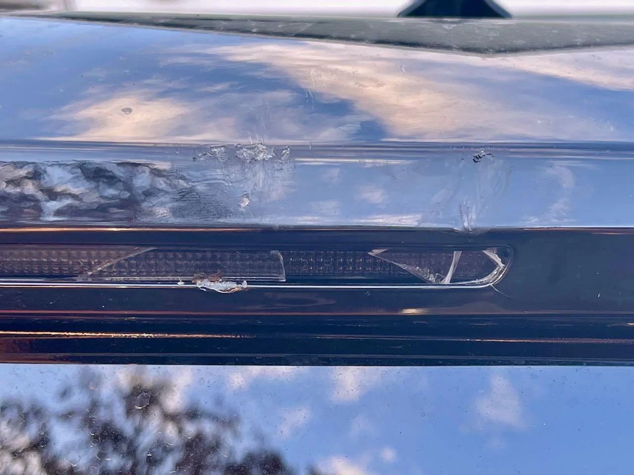Rivian R1T R1S Liftgate and Brake Light Damage IMG_7643