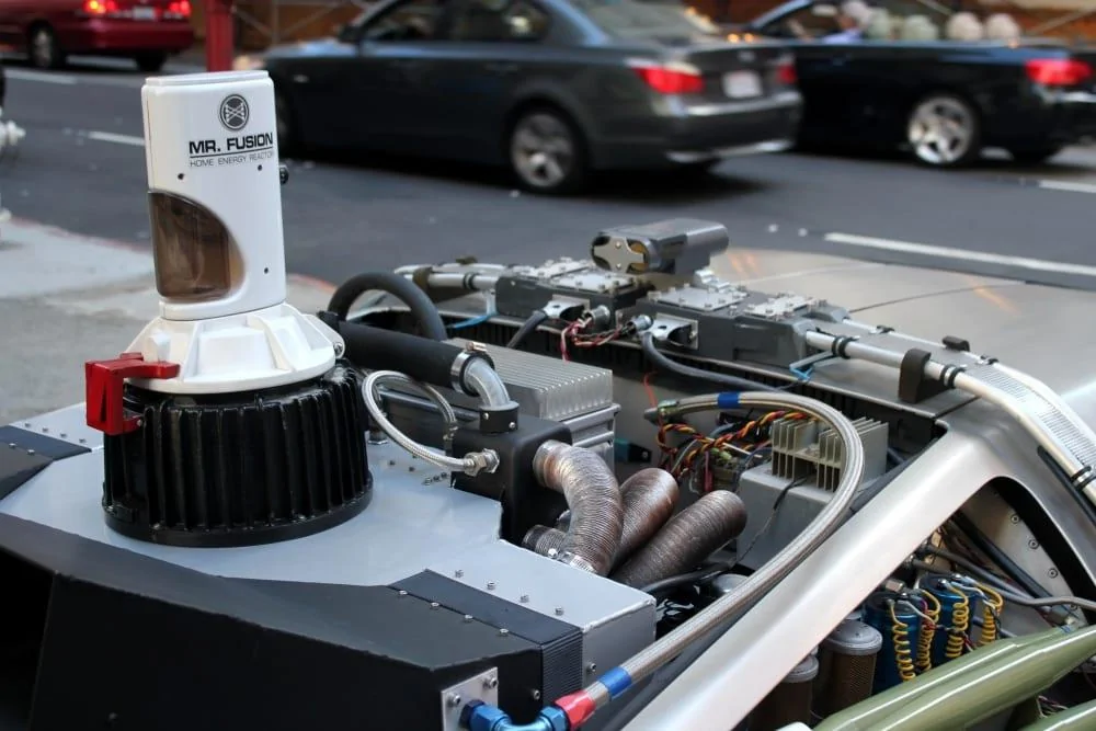 Rivian R1T R1S Converting from single-phase to three-phase DeLorean_DMC-12_Time_Machine_-_Mr._Fusion