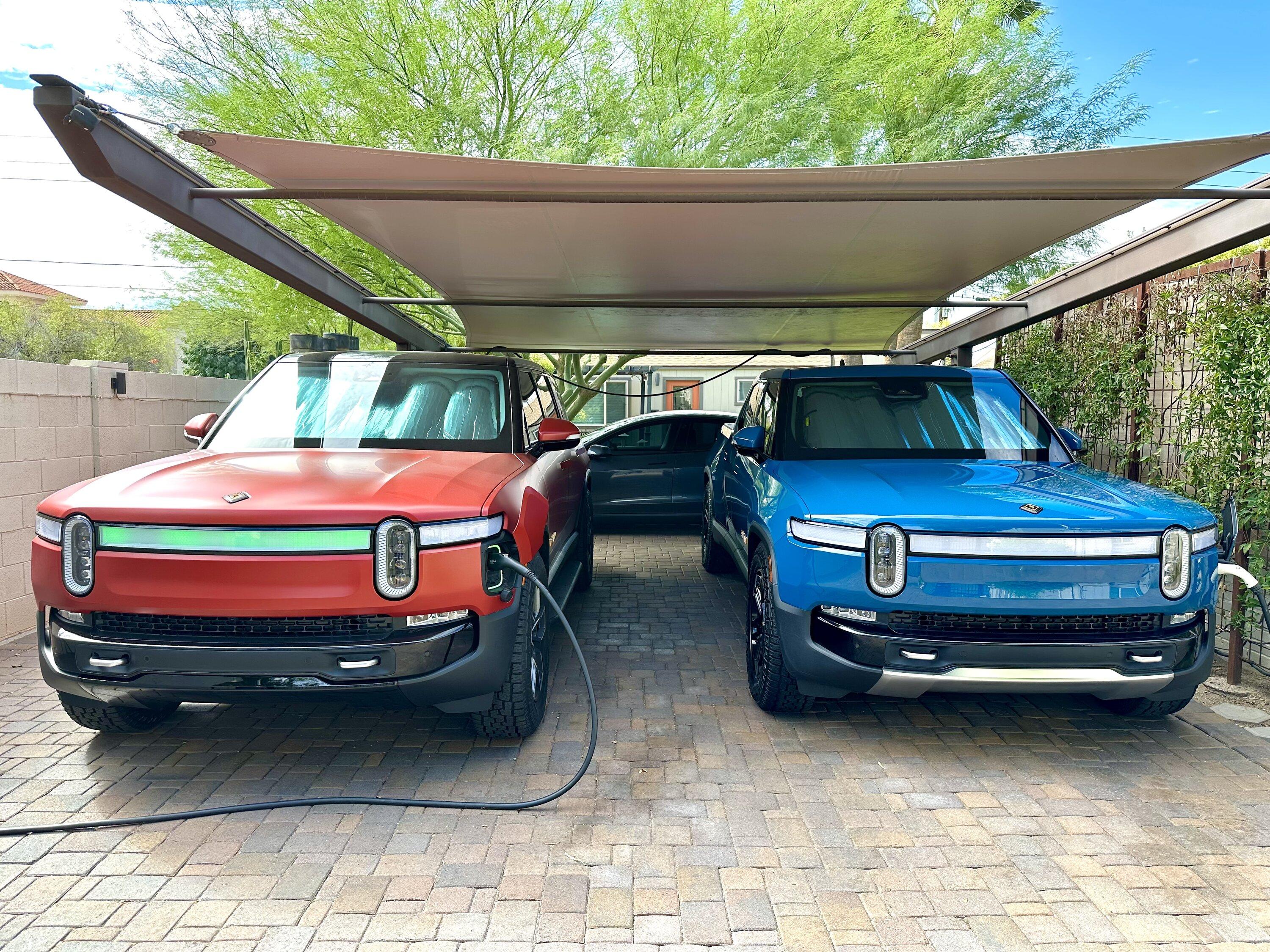 Rivian R1T R1S R1S Red Canyon Matte PPF, Ceramic, Blackout, Tint, Sliders IMG_3358