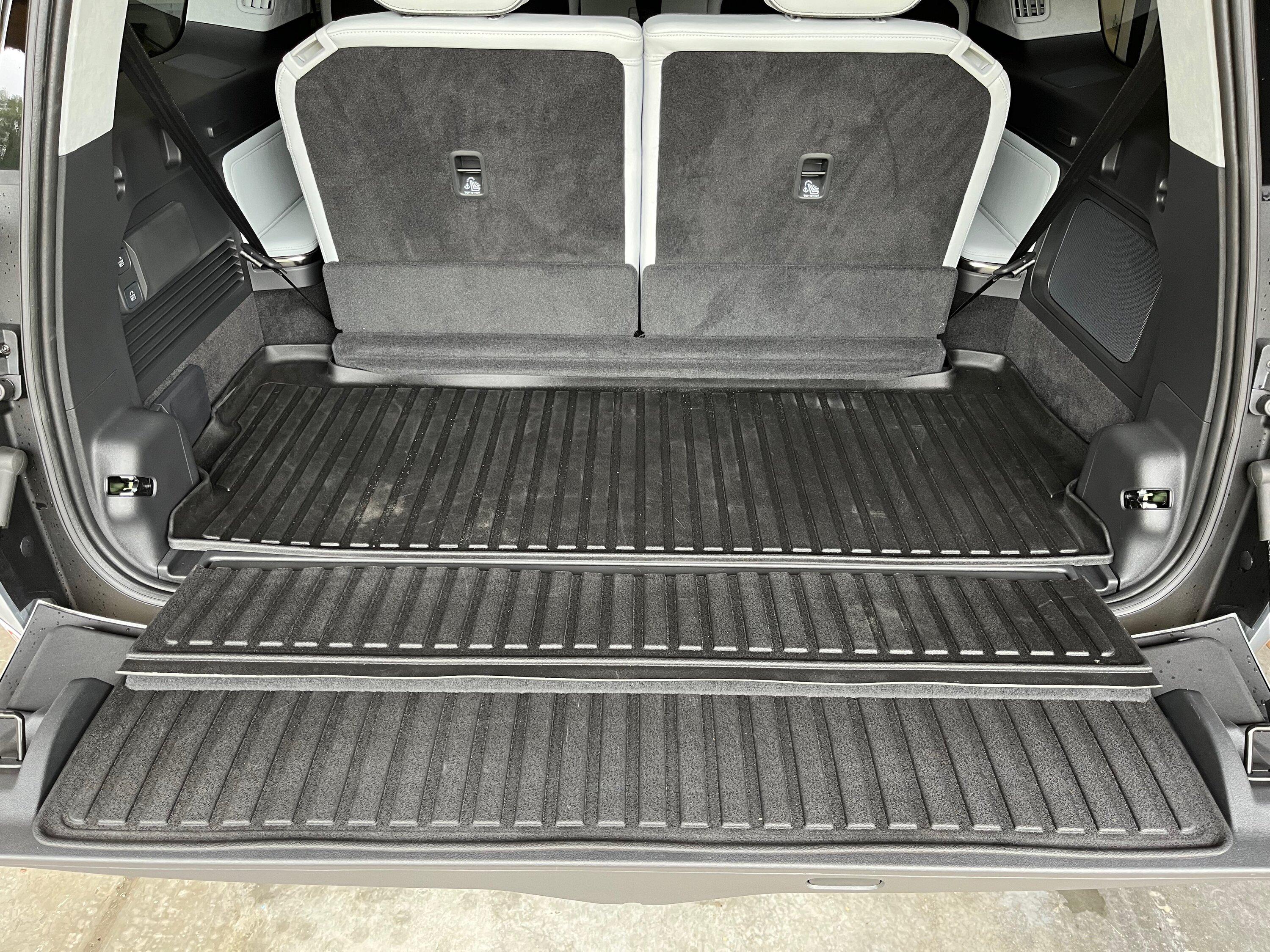 Rivian R1T R1S LinerX tailgate mat customization IMG_1852