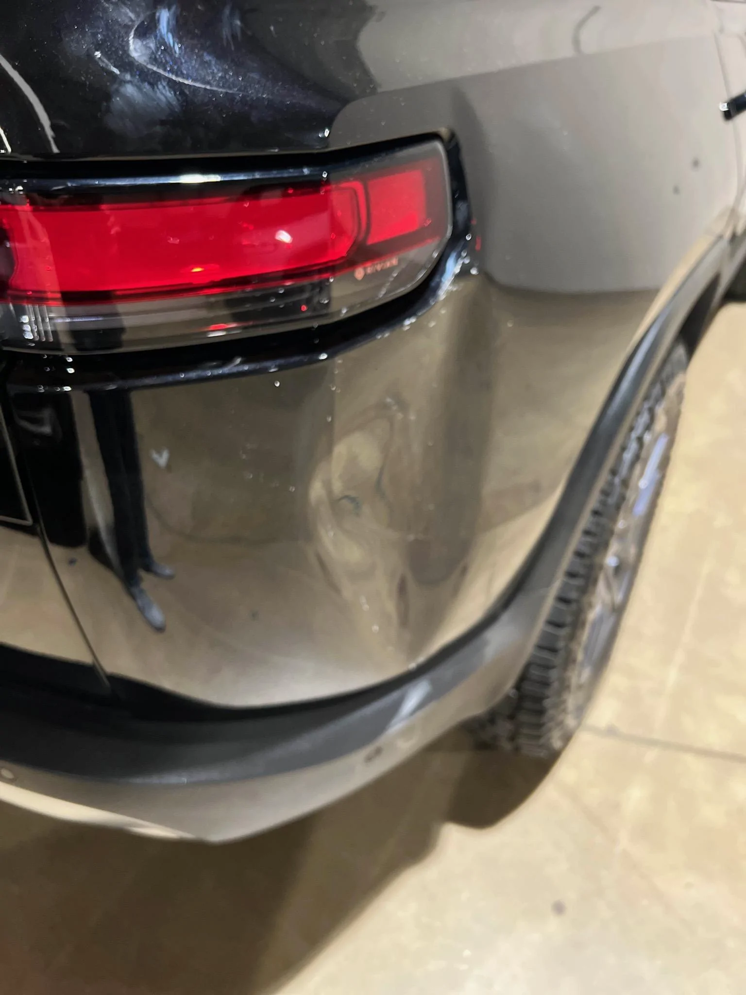 Rivian R1T R1S Hit by an EDV while sitting at the service center v3fvh40meeqb1