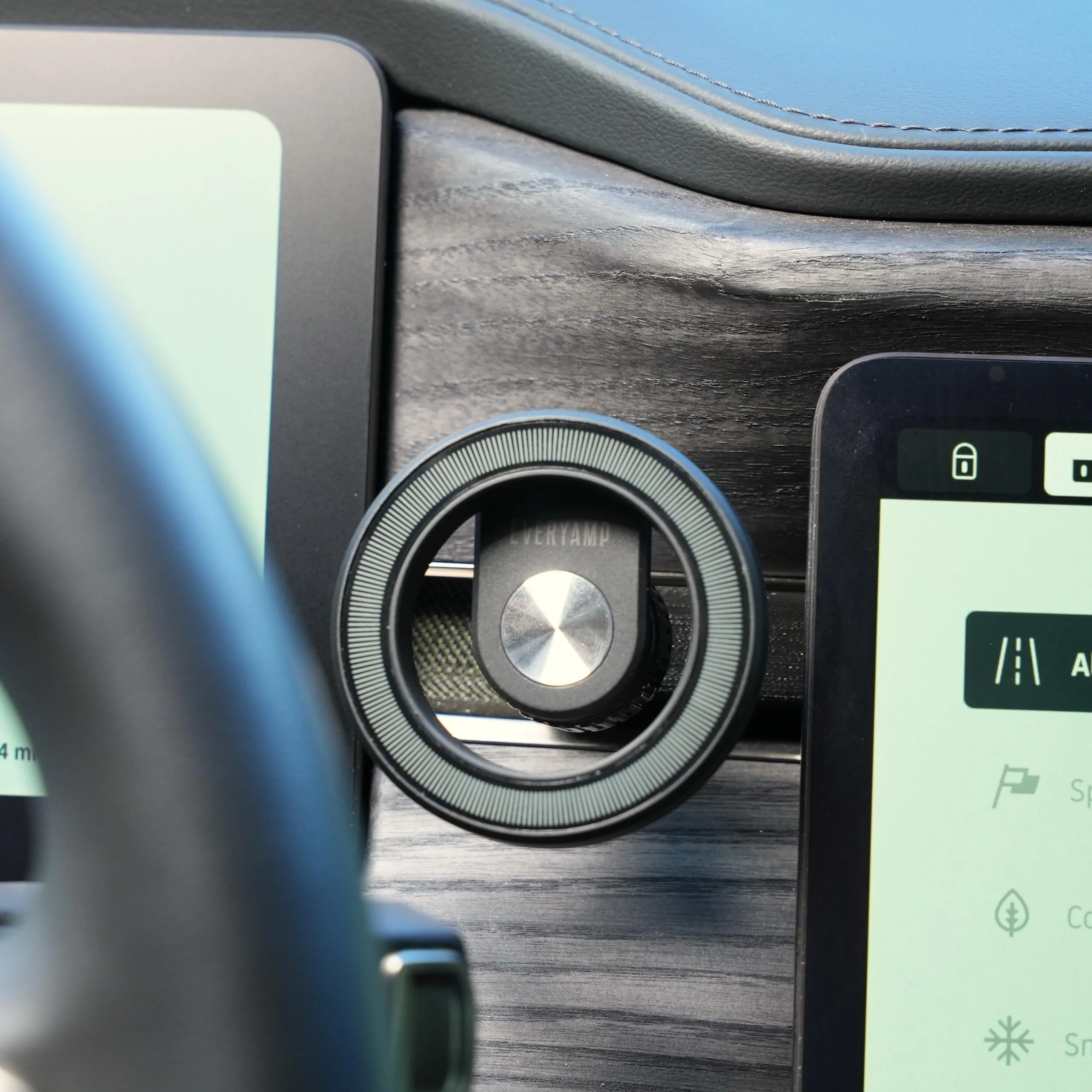 Rivian R1T R1S Phone Mount Dash Anchor - 17mm, 20mm, & 25mm Ball Mount Size Options DSC01753