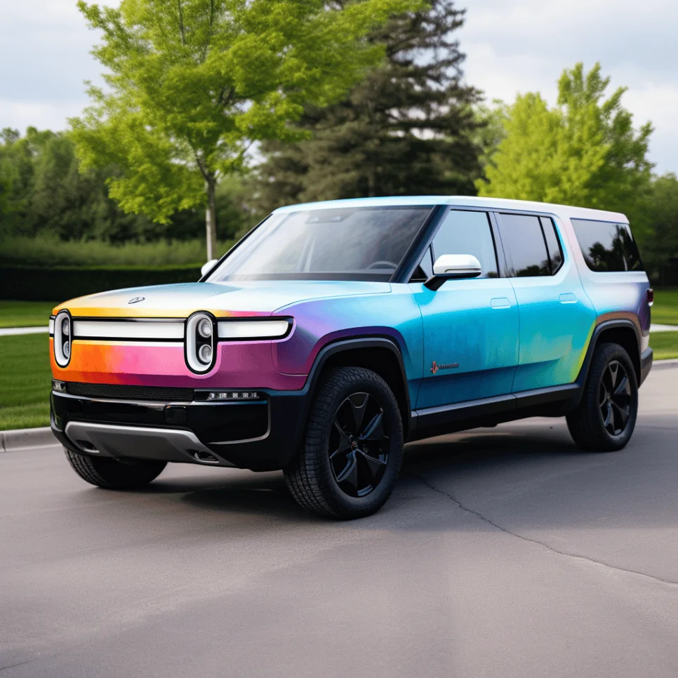 Rivian R1T R1S AI paint job Rivian1i