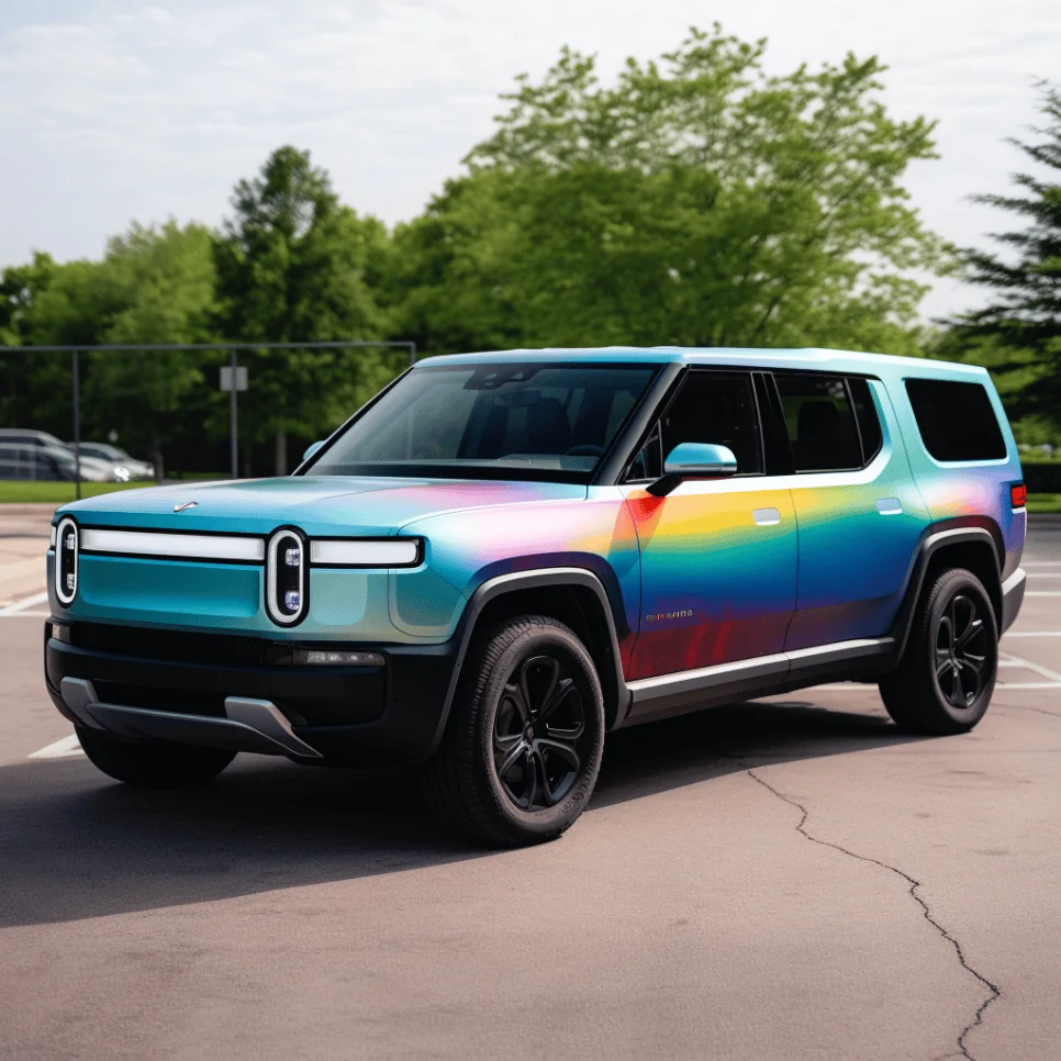 Rivian R1T R1S AI paint job Rivian2