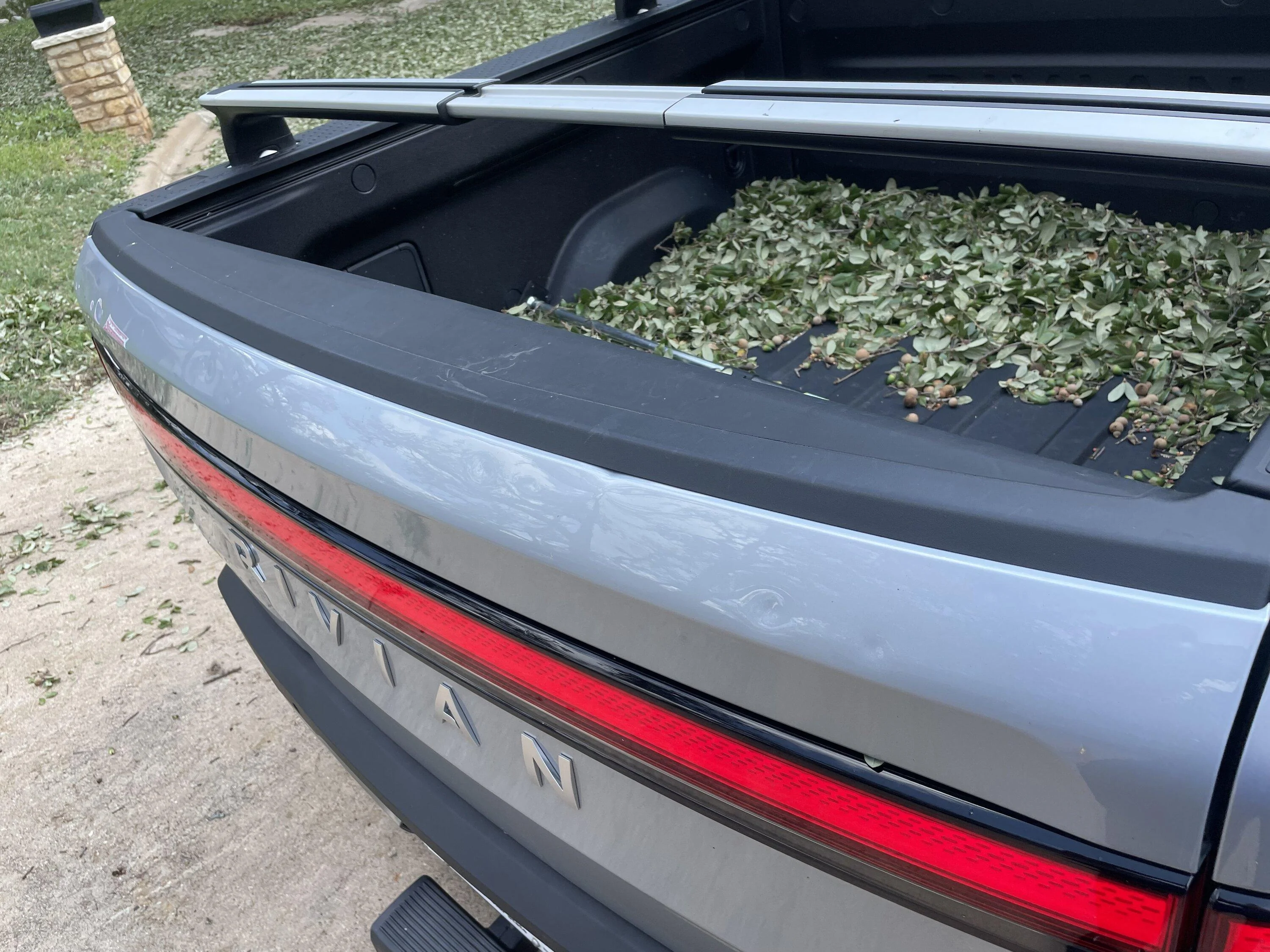 Rivian R1T R1S Hail storm destroys my Rivian R1T IMG_1909