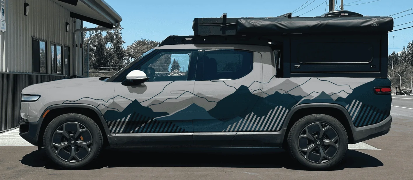 Rivian R1T R1S Wrapping my Rivian 1695756381680