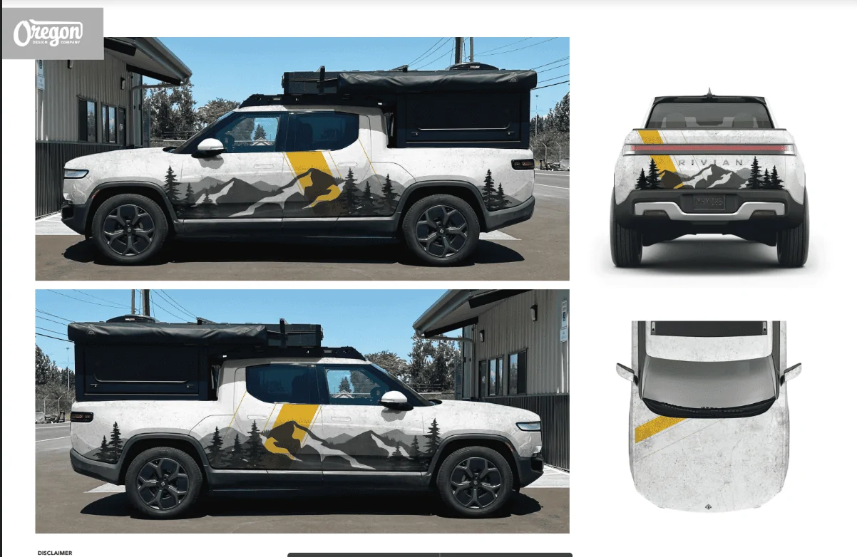 Rivian R1T R1S Wrapping my Rivian 1695837117724