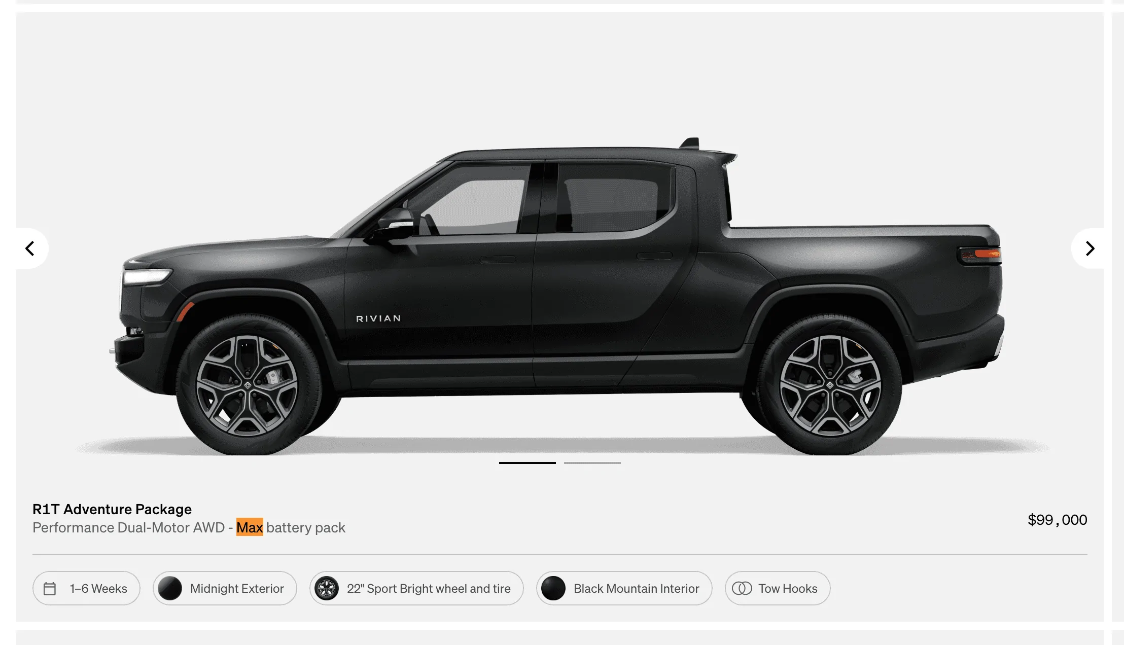 Rivian R1T R1S MAX PACK Dual Motor Performance is delivering! 1695844267692
