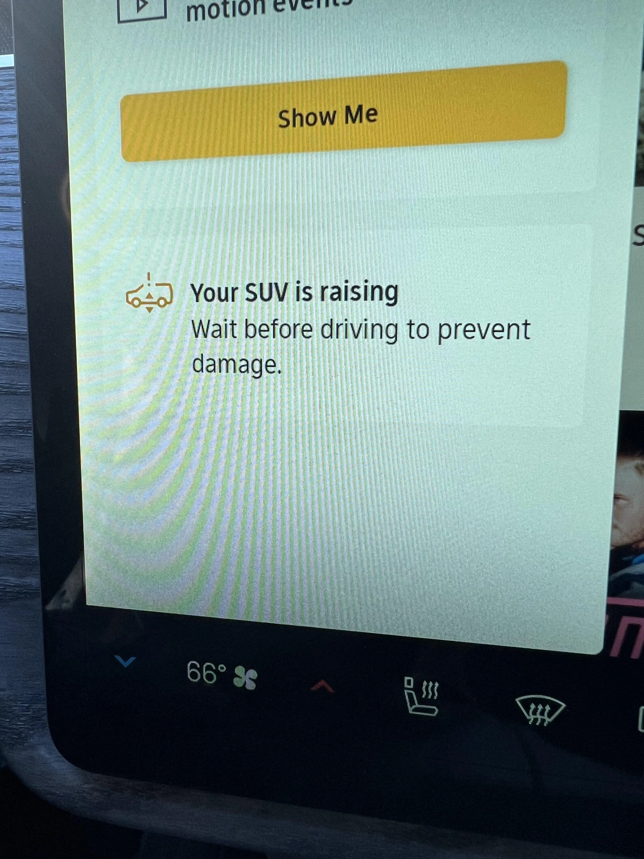Rivian R1T R1S Ride Height Warning IMG_7358