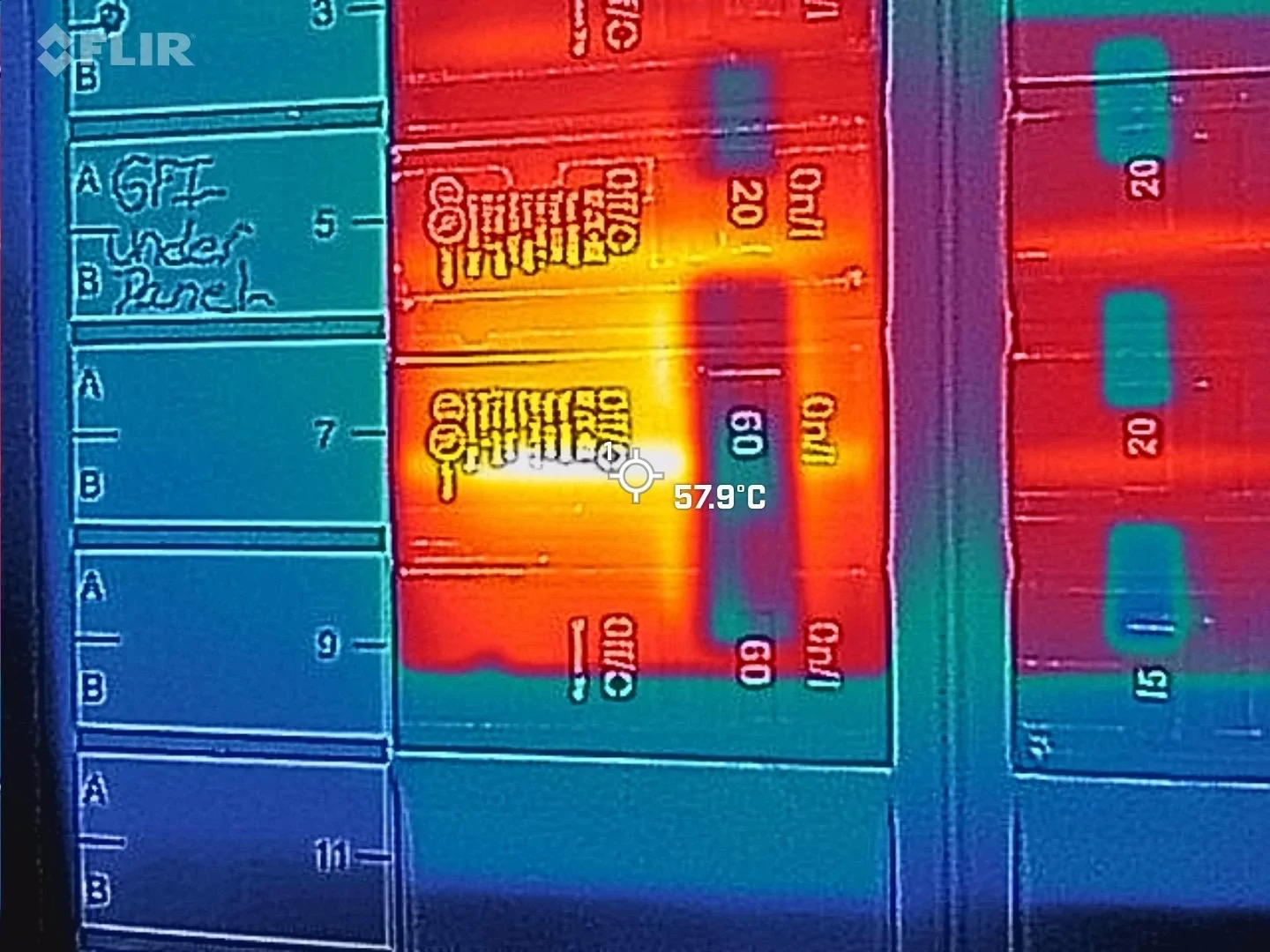 Rivian R1T R1S Thermal images of my Rivian home charger FLIR_20230928_090115_504_Original