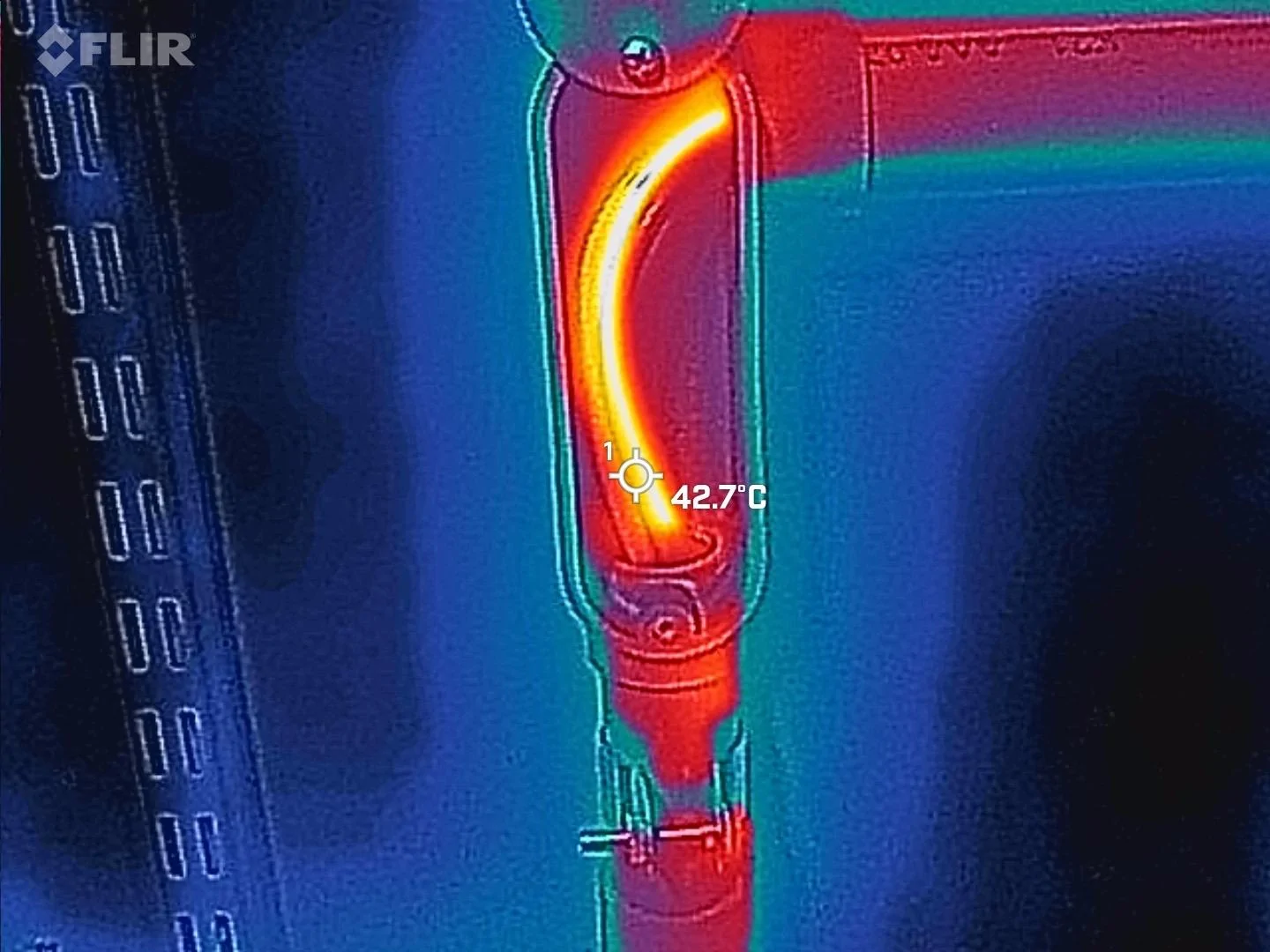 Rivian R1T R1S Thermal images of my Rivian home charger FLIR_20230928_090408_046_Original