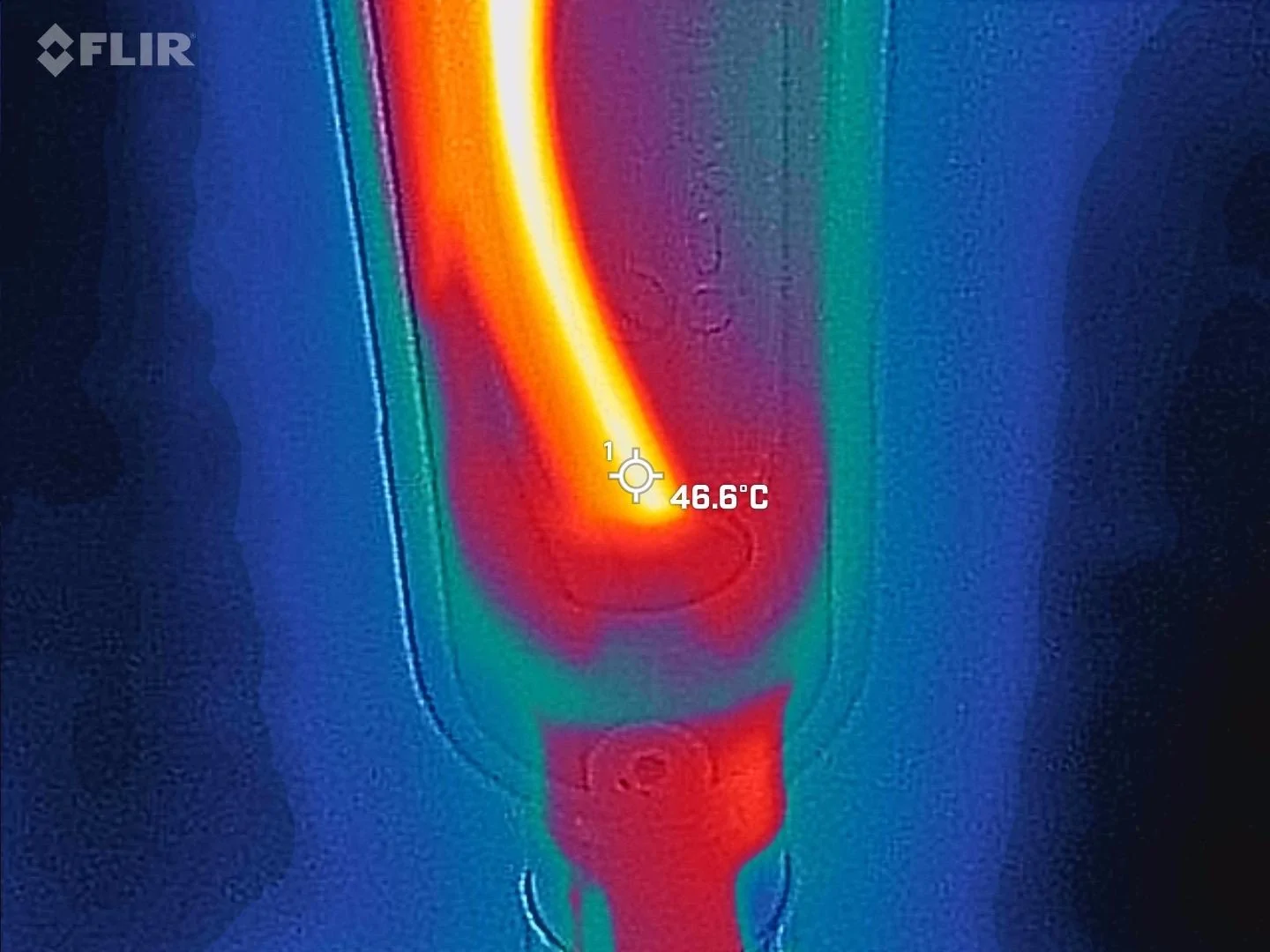 Rivian R1T R1S Thermal images of my Rivian home charger FLIR_20230928_090416_807_Original