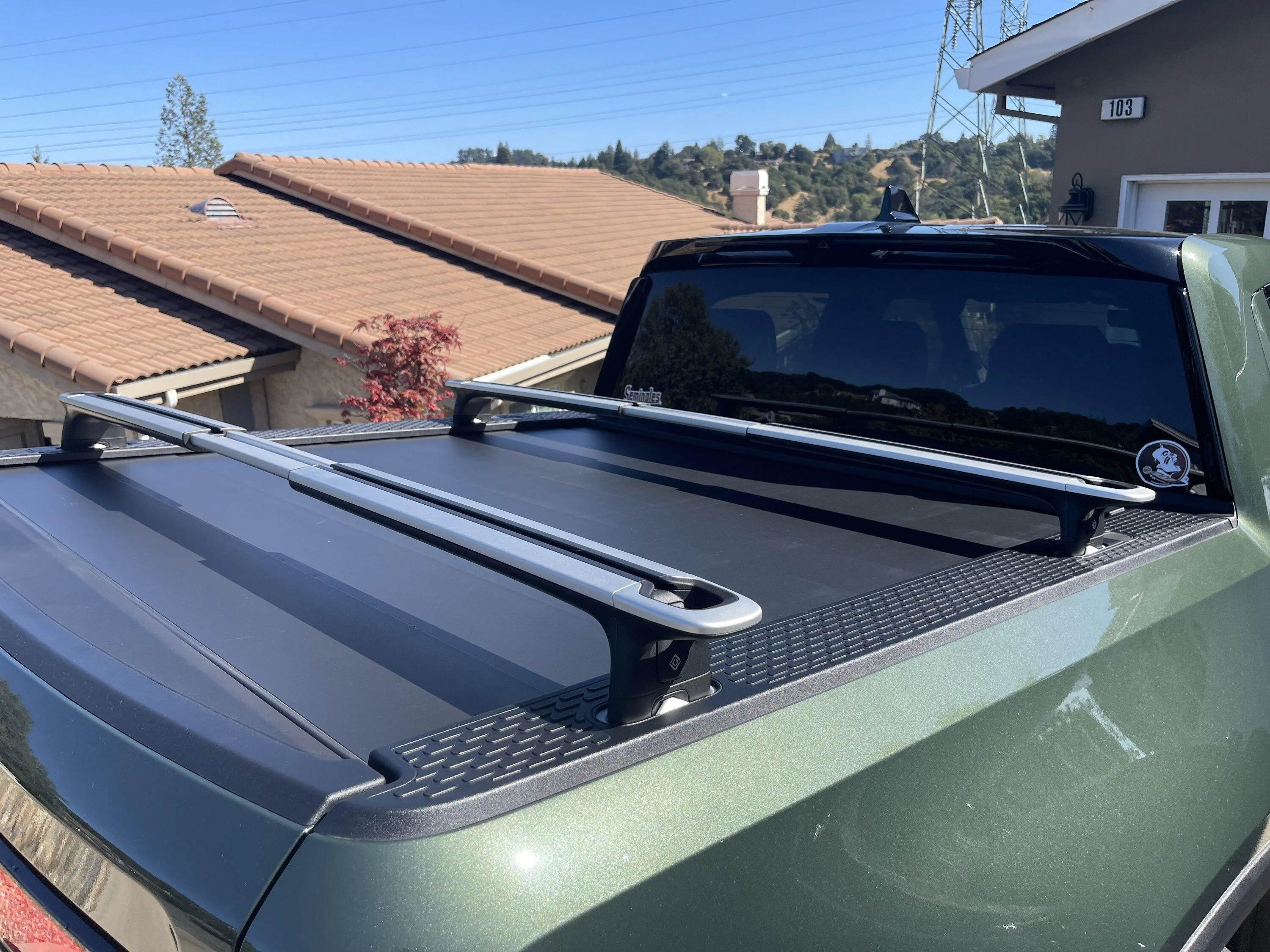 Rivian R1T R1S FS crossbars with keys bay area IMG_6460