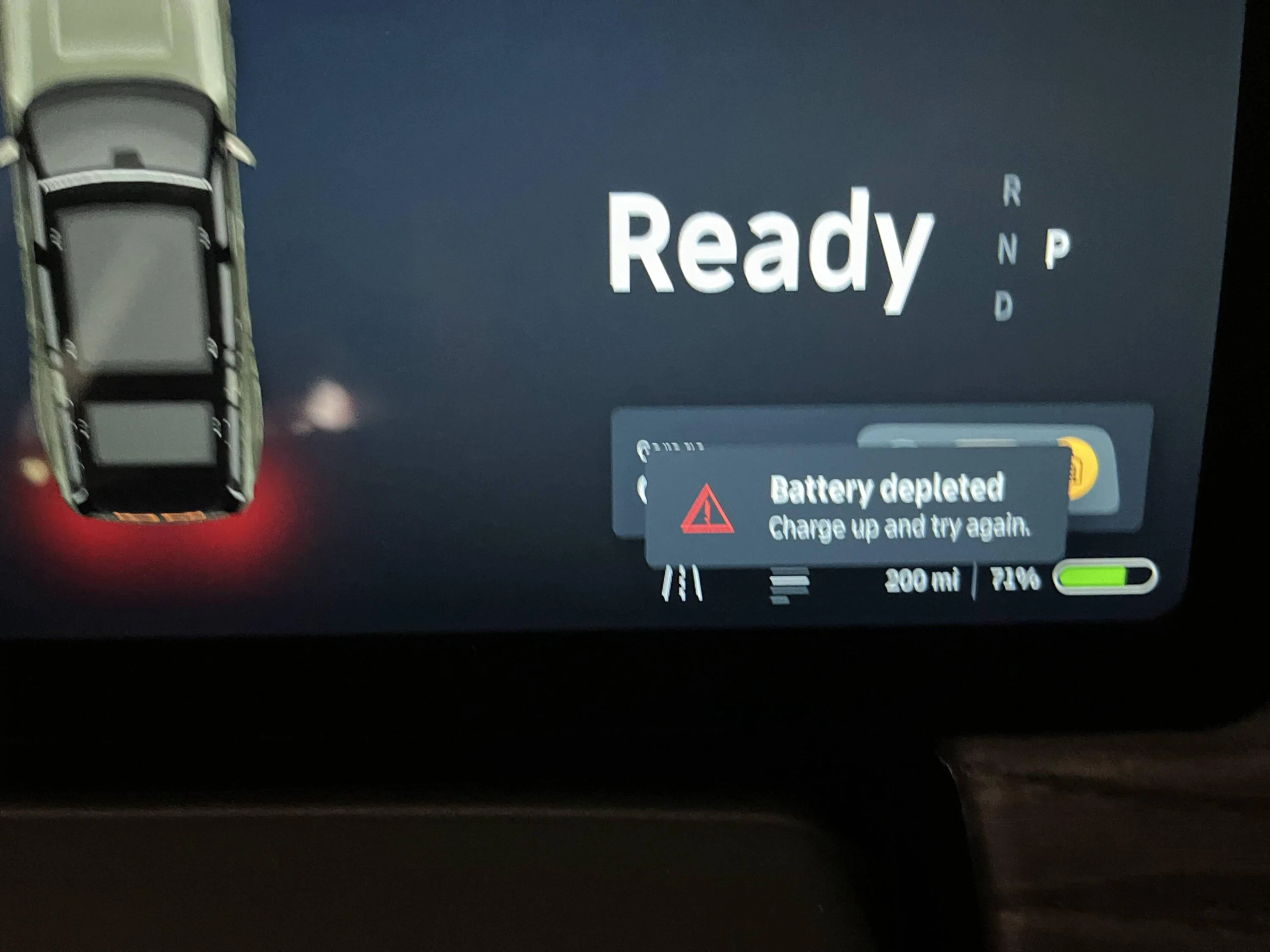 Rivian R1T R1S Day 8 Battery Issues IMG_1563