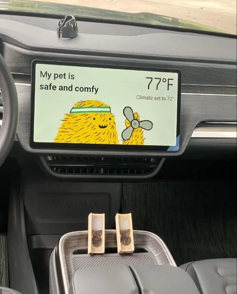 Rivian R1T R1S Beekeeping Rivian R1T queen cooling