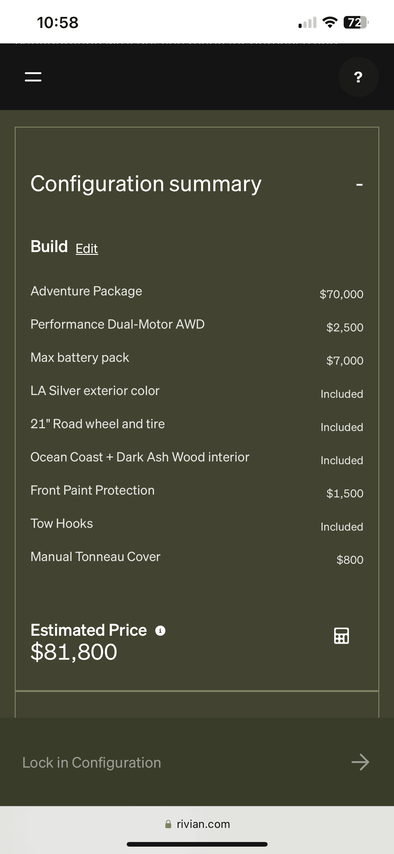 Rivian R1T R1S MAX PACK Dual Motor Performance is delivering! IMG_6854