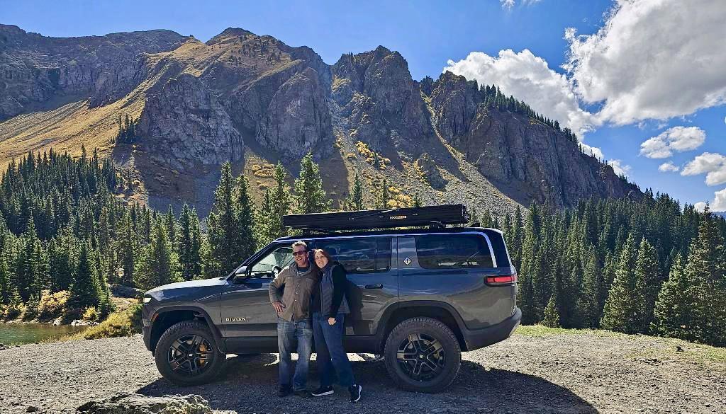 Rivian R1T R1S UPDATE: Camping at Gold King Basin (Alta Lakes) in R1S and RTT 123_1