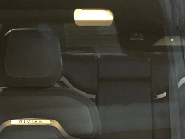 Rivian R1T R1S Black R1S Interior - White E-ZPass - I Don't Think So! Unchanged