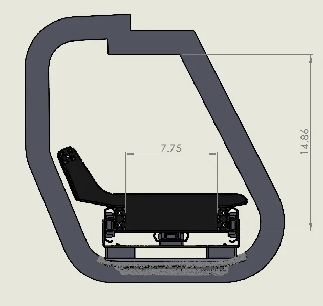 Rivian R1T R1S Range Industries Gear Tunnel Slide dims