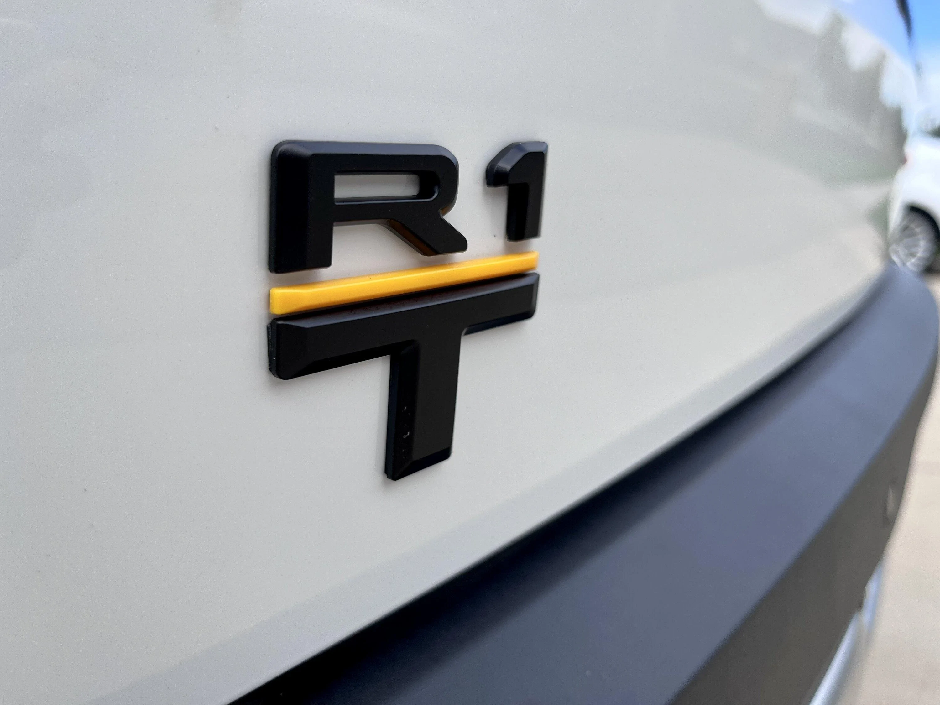 Rivian R1T R1S Black Rivian Badges and Sunshade from Abstract Ocean IMG_3451