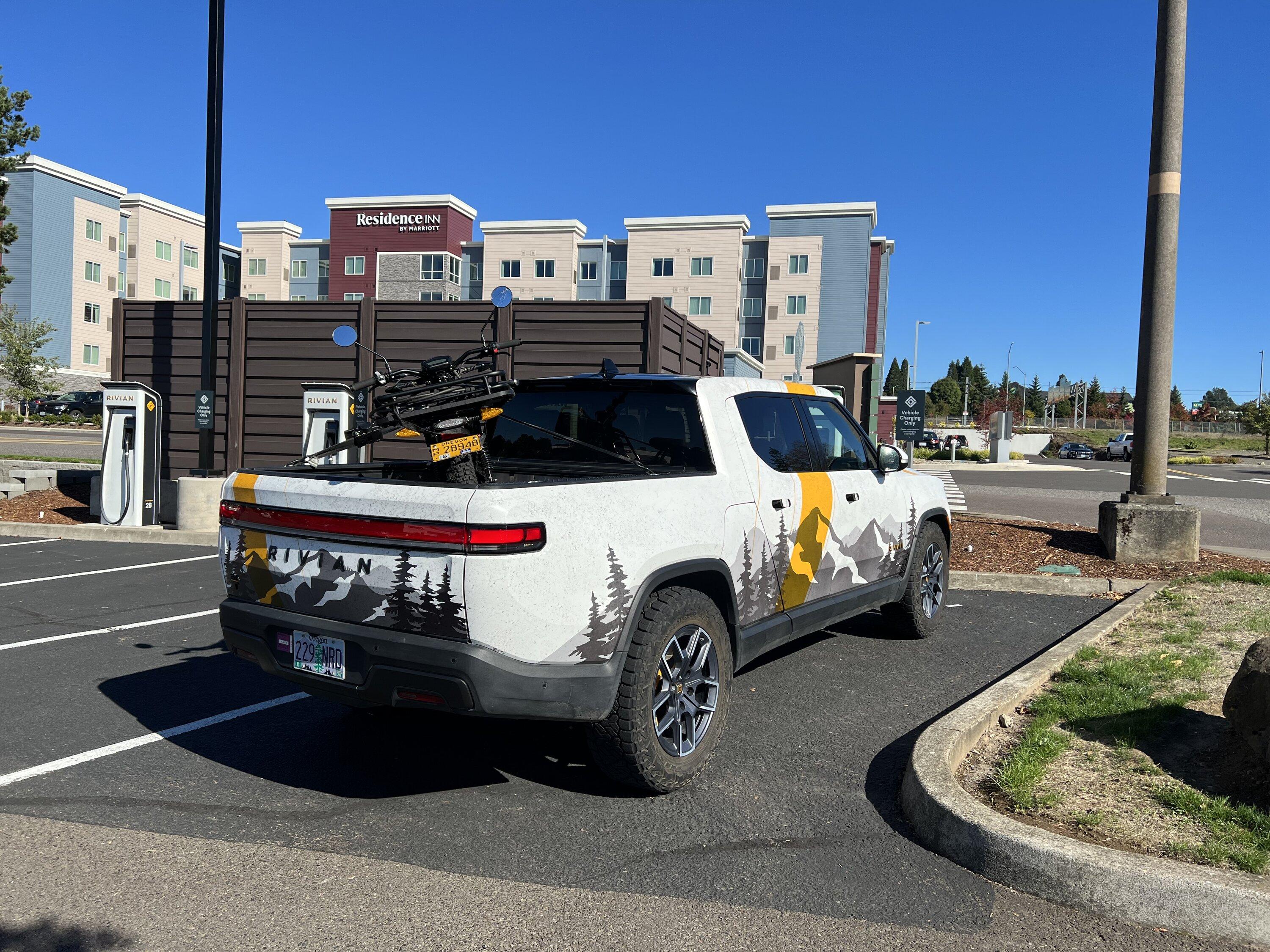 Rivian R1T R1S Custom design wrap on my R1T IMG_5224