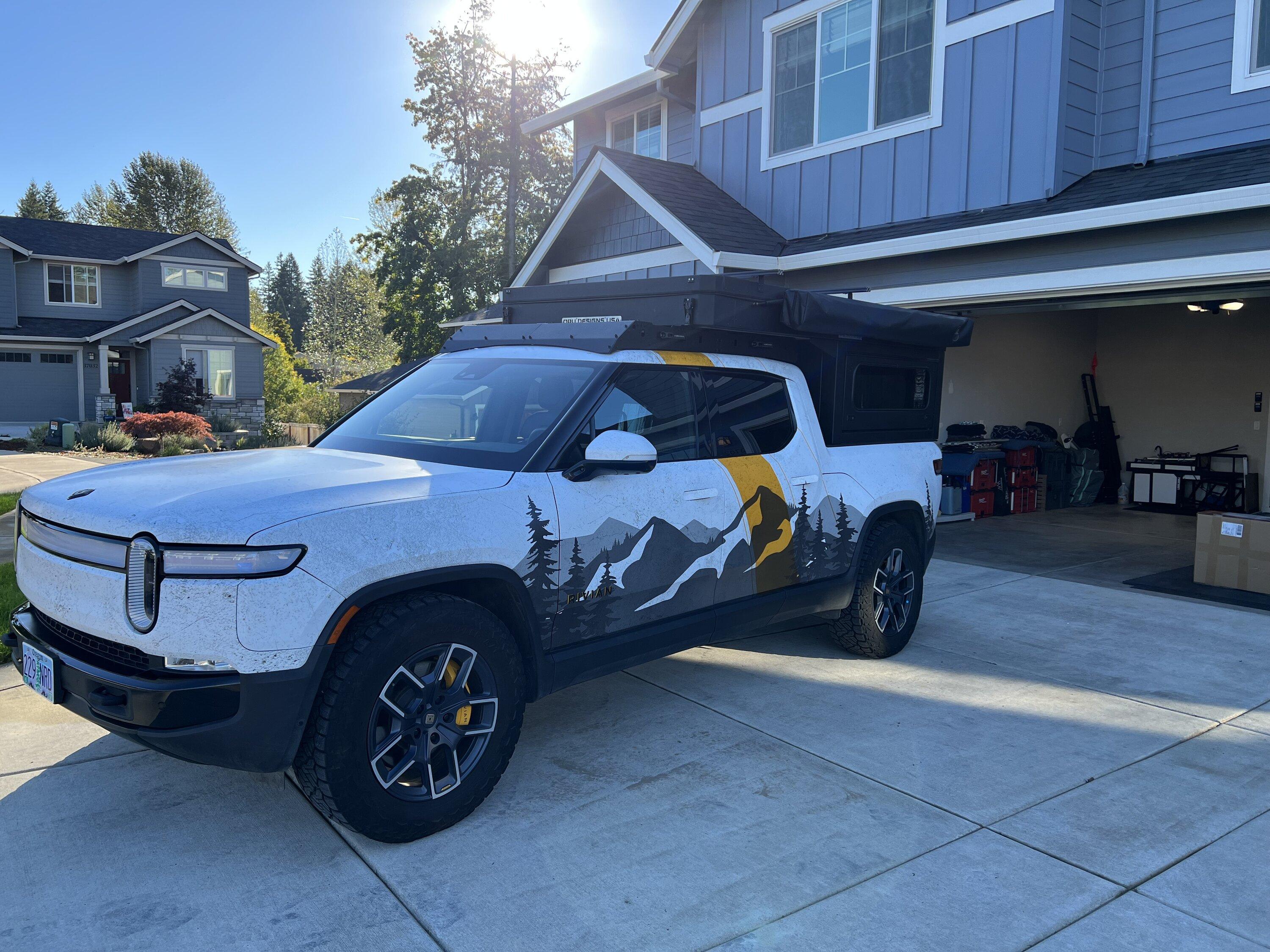 Rivian R1T R1S Custom design wrap on my R1T IMG_5234