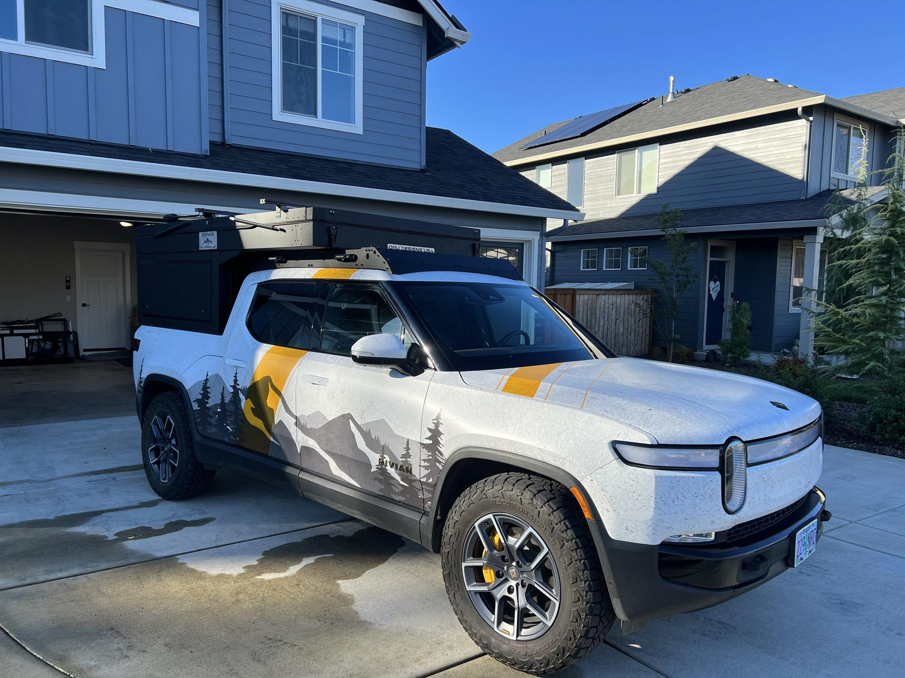 Rivian R1T R1S Custom design wrap on my R1T IMG_5233