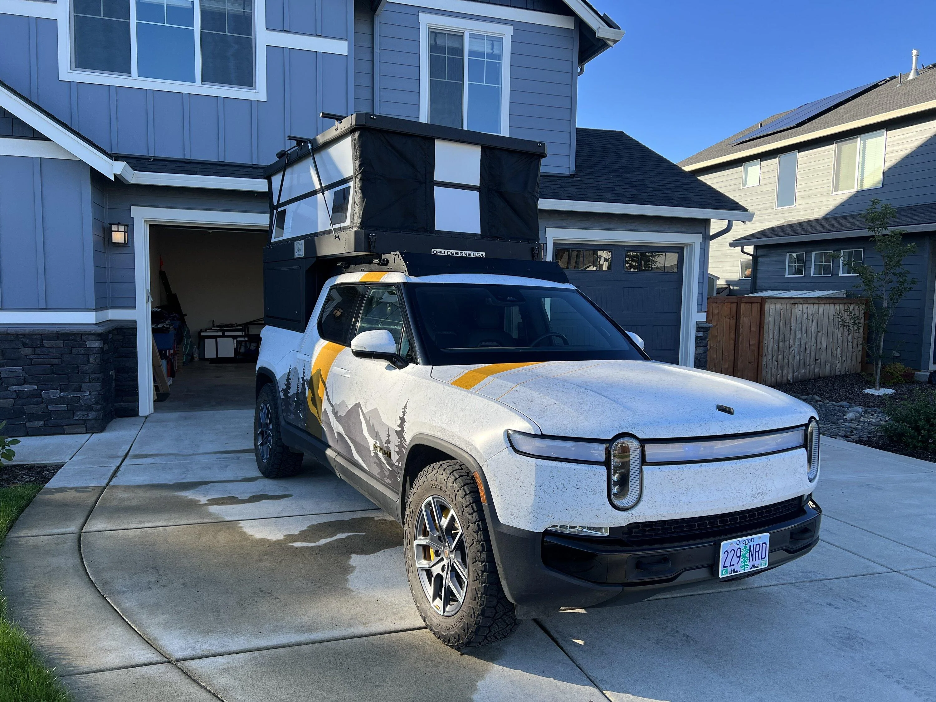 Rivian R1T R1S Custom design wrap on my R1T IMG_5230