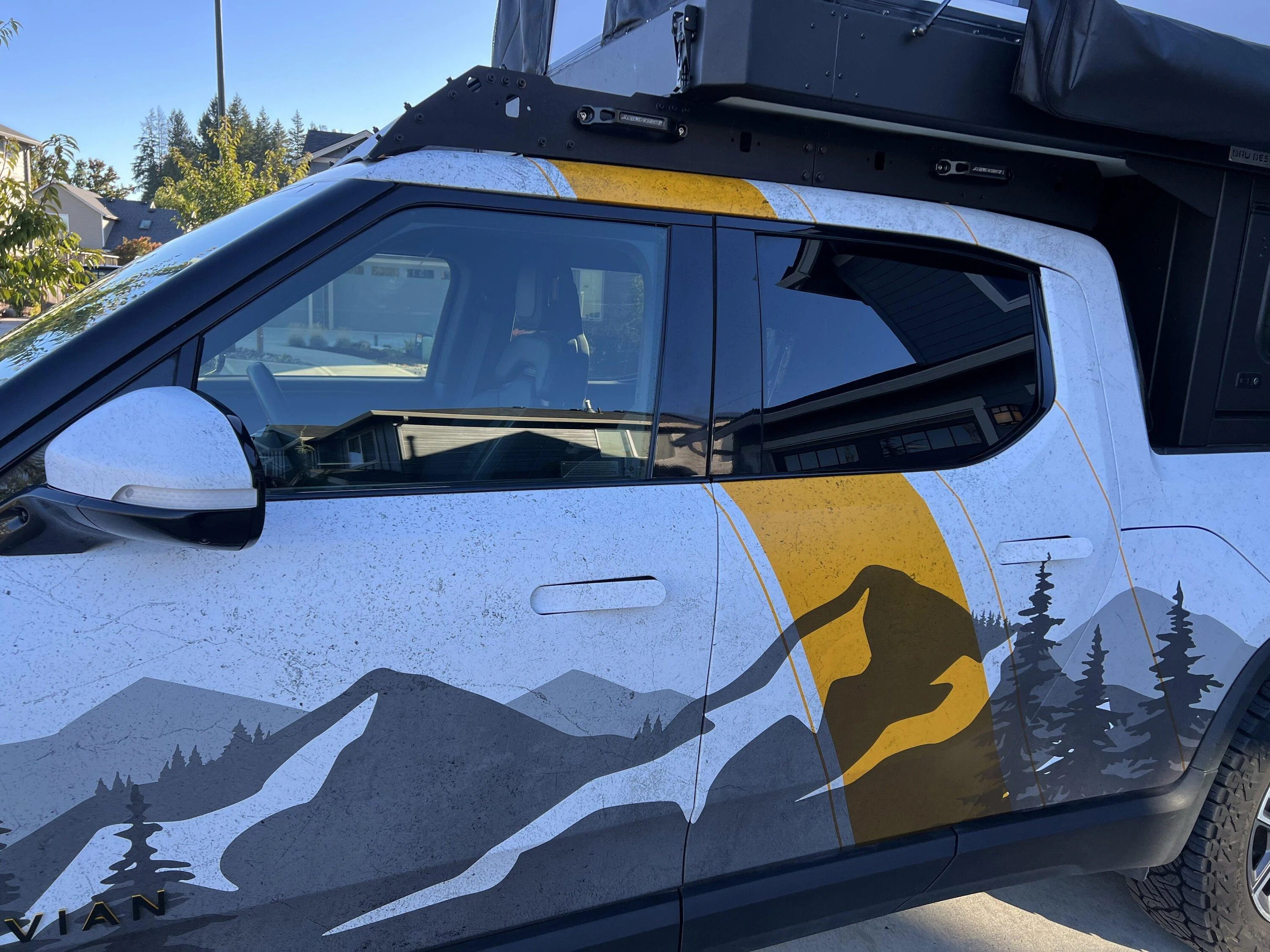 Rivian R1T R1S Custom design wrap on my R1T IMG_5229