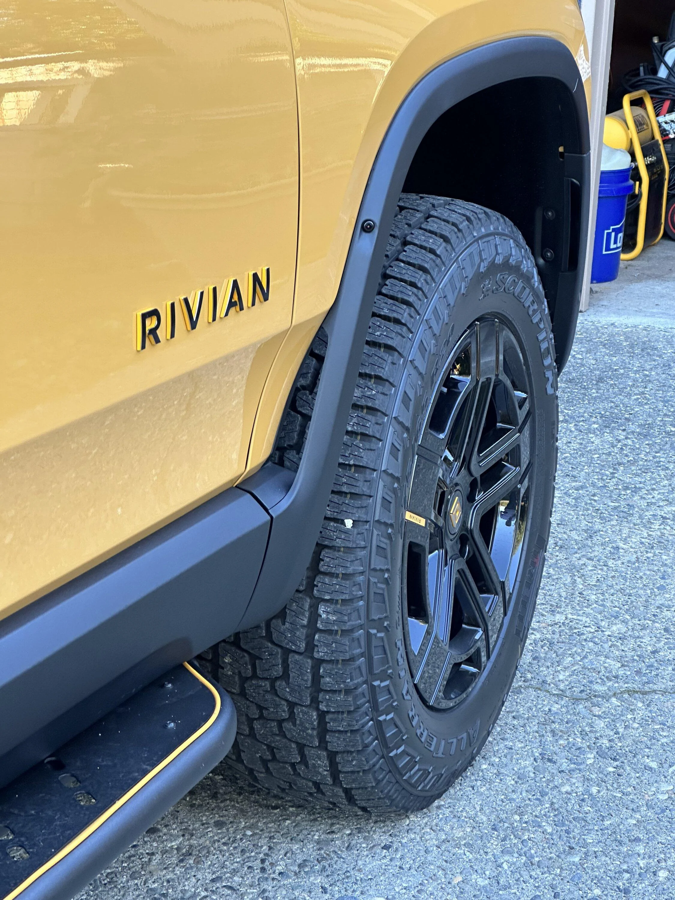 Rivian R1T R1S Twraps mud flaps are awesome! Priced reasonably IMG_0054