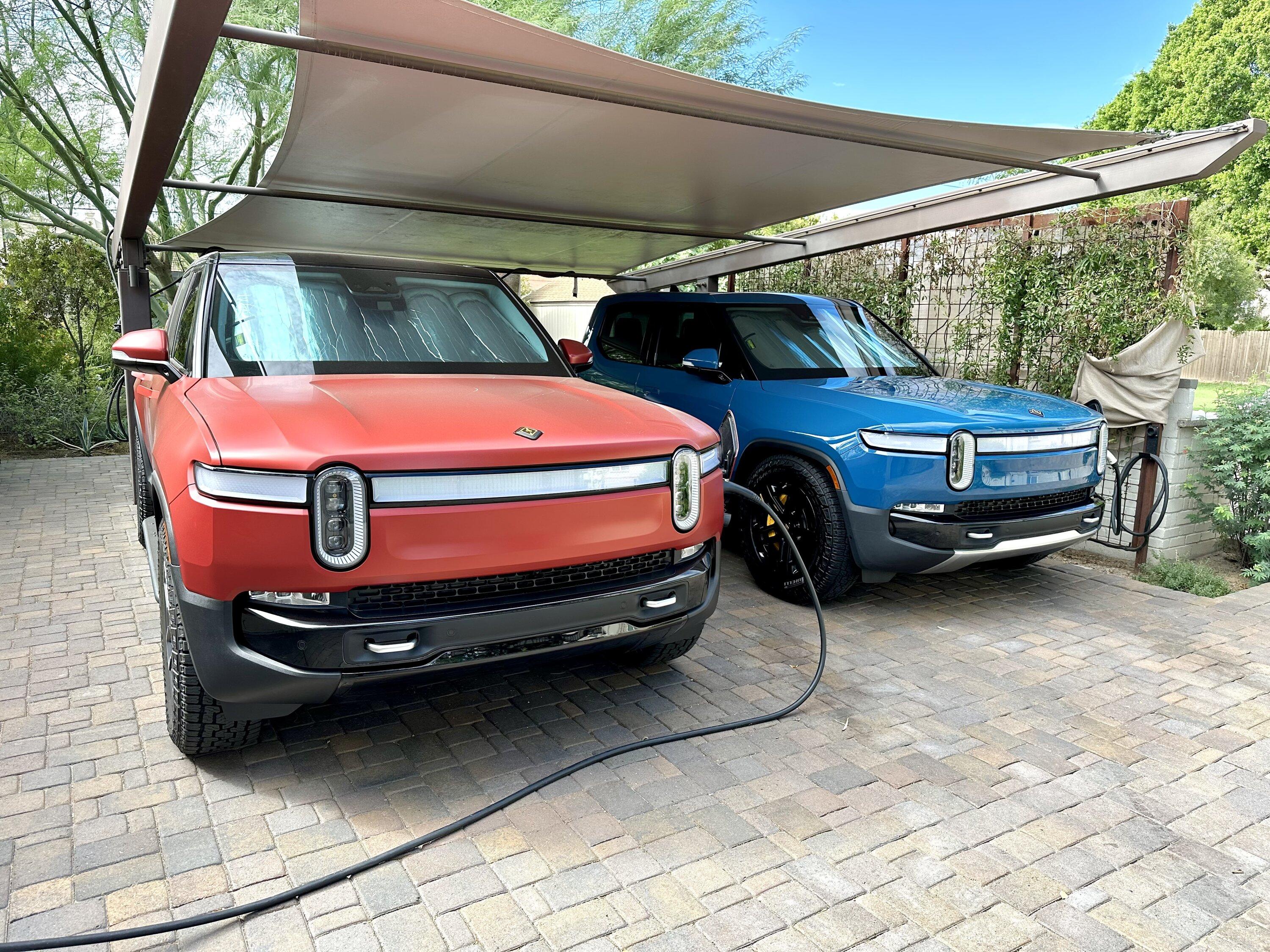 Rivian R1T R1S PPF: Glossy v Stealth IMG_3359