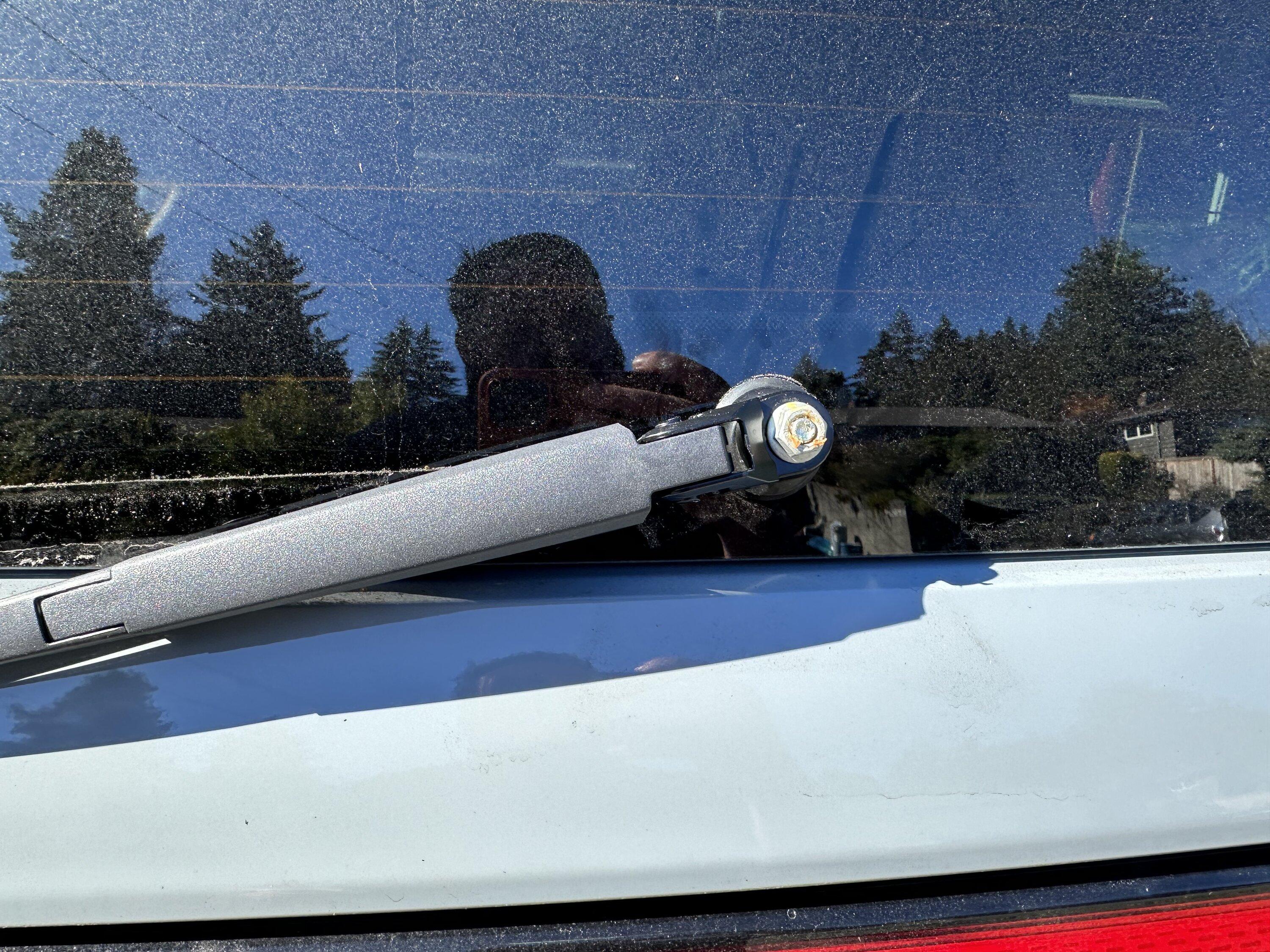 Rivian R1T R1S How to fix my rear wiper? IMG_1905 2