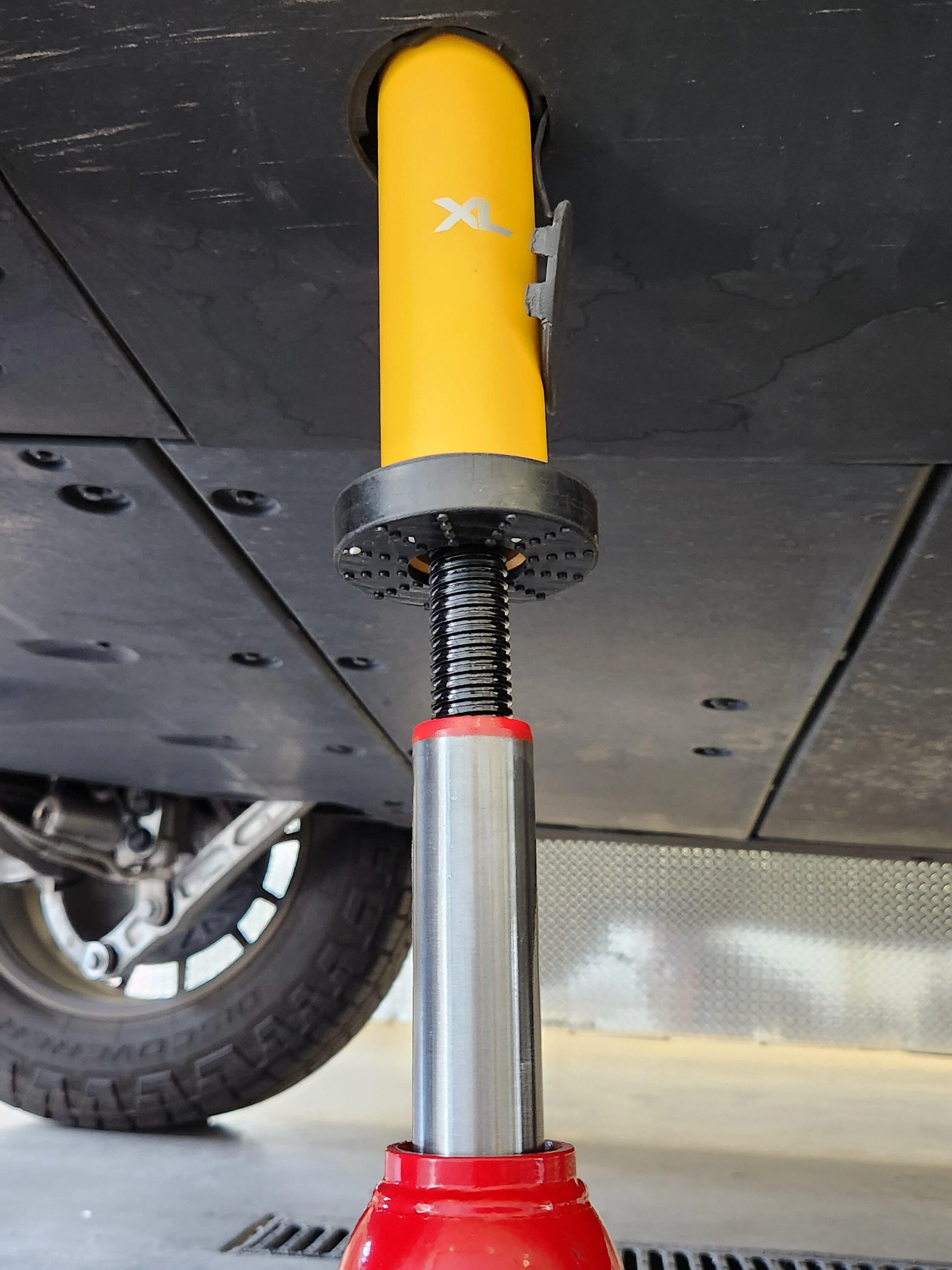 Rivian R1T R1S New Product: XL by JackPucks.com - High Lift Magnetic Jack Puck 20231007_084523