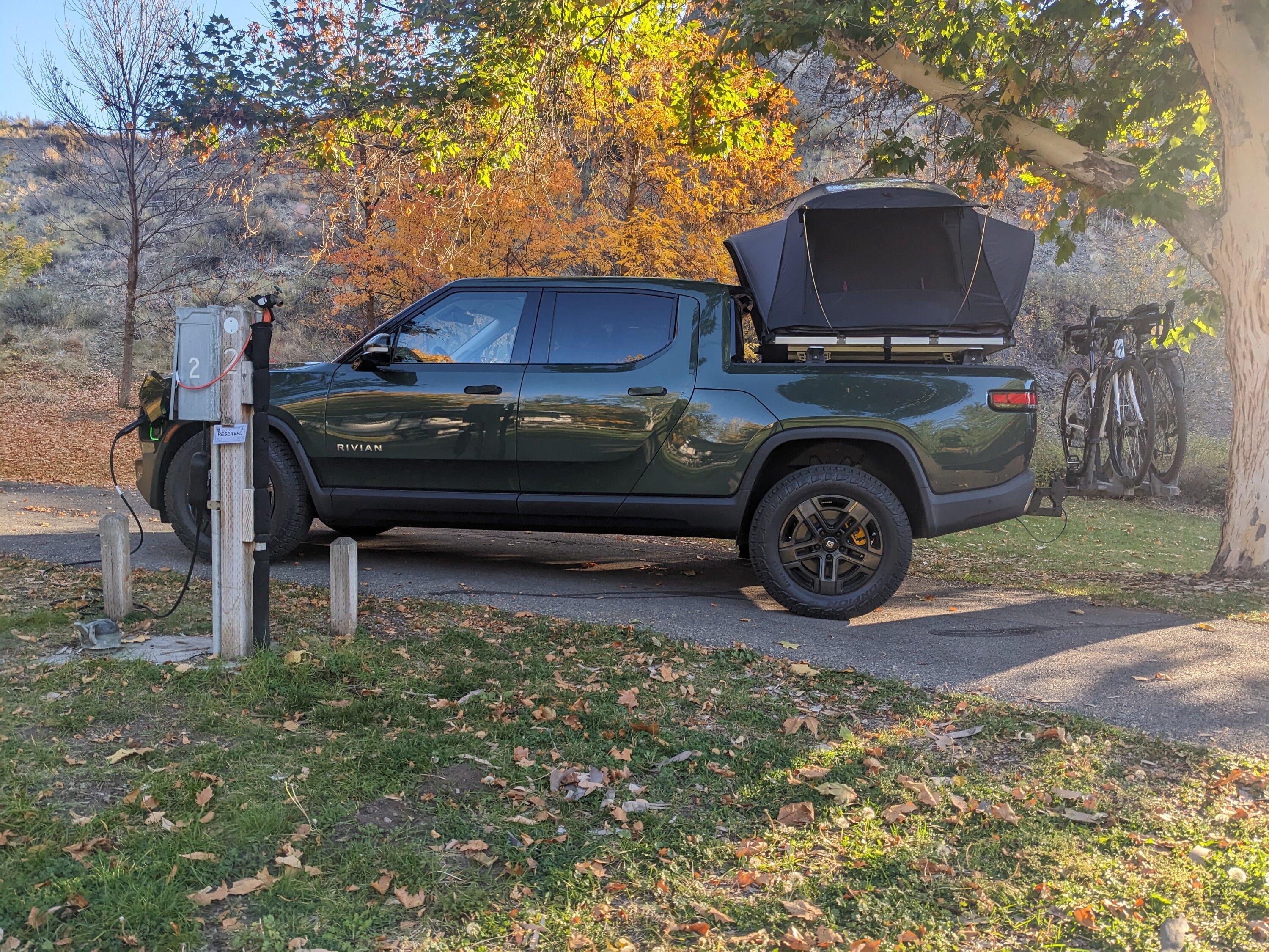 Rivian R1T R1S When life gives you a cracked subframe...Rivian staff save the day! PXL_20231008_154734167