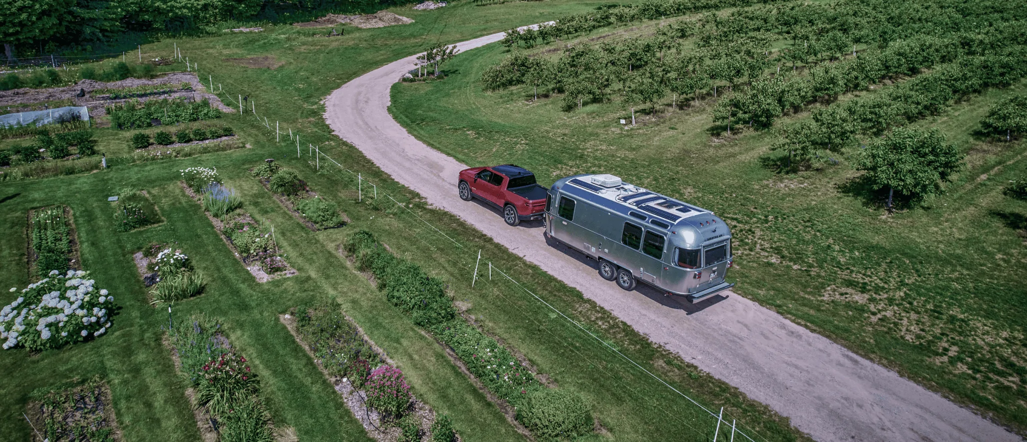 Rivian R1T R1S Airstream Trade Wind Trailer brochure features R1T 1697122812621