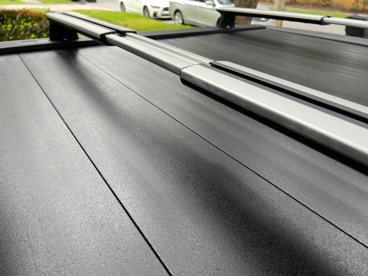 Rivian R1T R1S DIY Tonneau Cover - PVC Fence Planks with Bedliner Coating Tonneau - 106