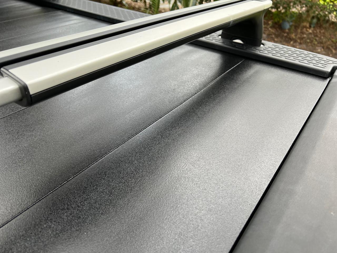 Rivian R1T R1S DIY Tonneau Cover - PVC Fence Planks with Bedliner Coating Tonneau - 110