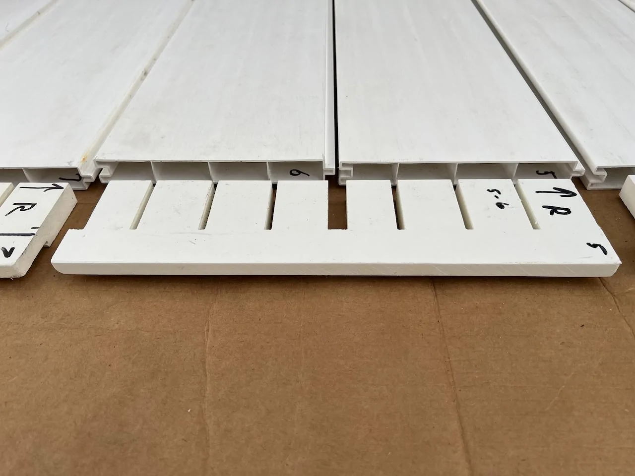 Rivian R1T R1S DIY Tonneau Cover - PVC Fence Planks with Bedliner Coating Tonneau - 540